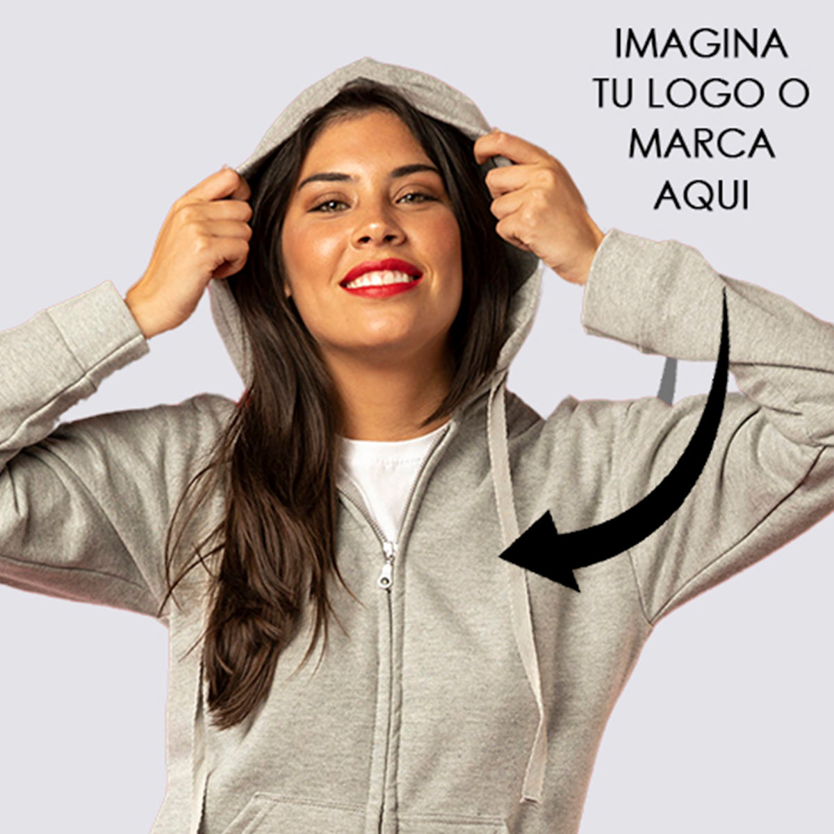 Sudadera con cremallera