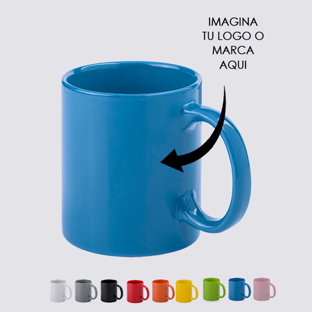 Taza de cerámica personalizada