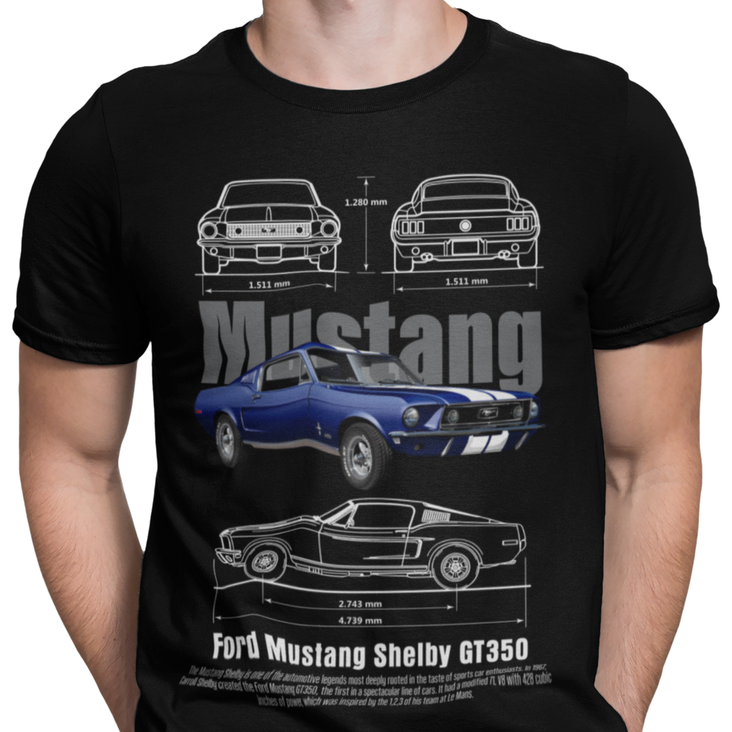 CAMISETA / SUDADERA COCHES CARS CLASICOS MUSTANG SHELBY GT350