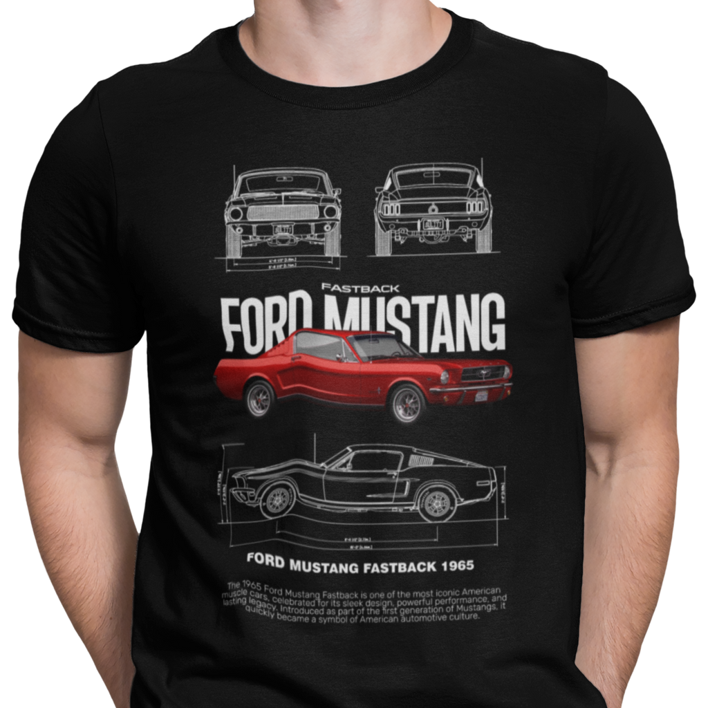 CAMISETA / SUDADERA COCHES CARS CLASICOS FOR MUSTANG FASTBACK