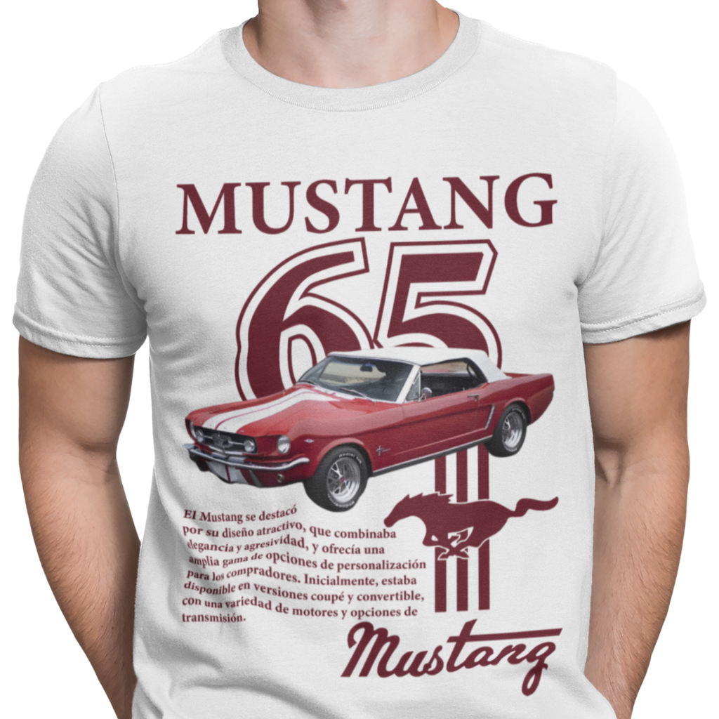 CAMISETA / SUDADERA COCHES CARS CLASICOS FORD MUSTANG 65
