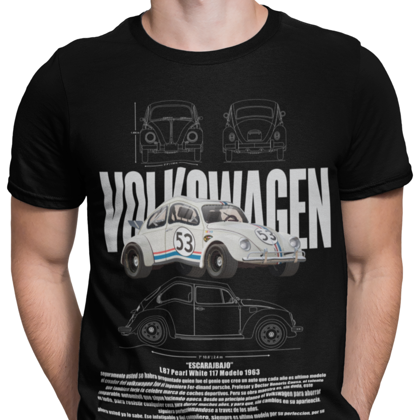 CAMISETA / SUDADERA COCHES CARS CLASICOS VOLKSWAGEN ESCARABAJO