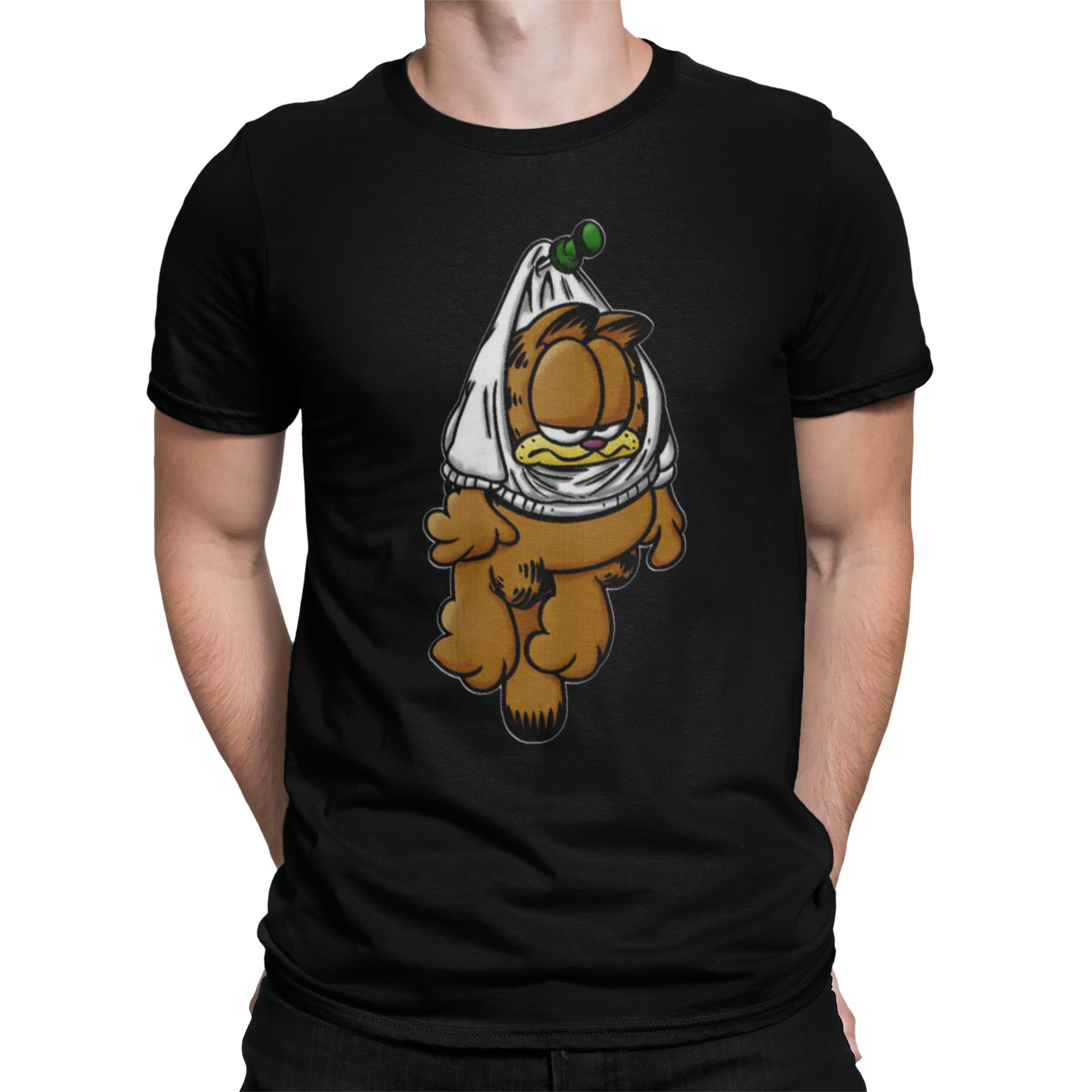 CAMISETA / SUDADERA GARFIEL COLGADO