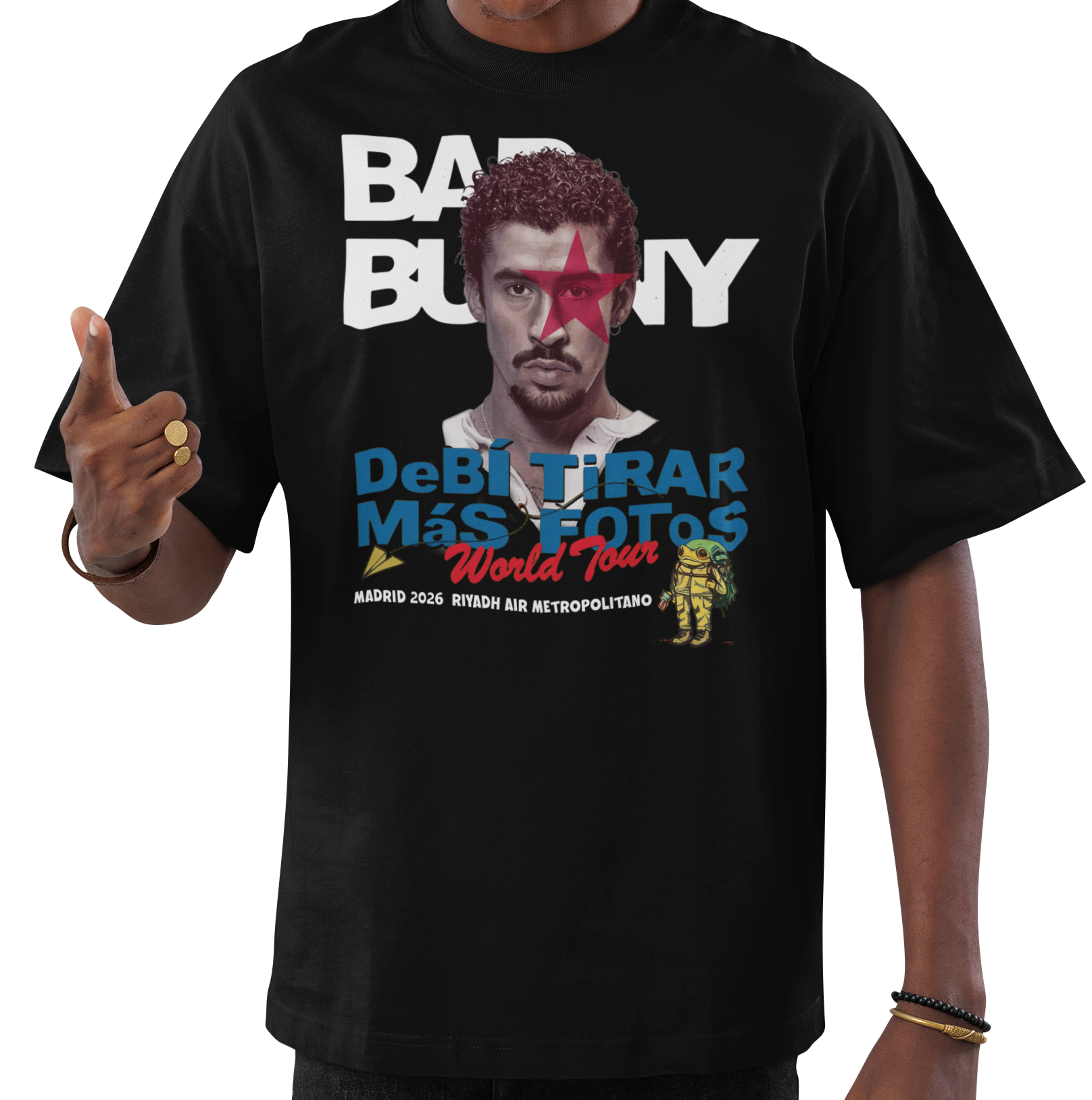 CAMISETA / BAD BUNNY DTMF TOUR 2026 STAR