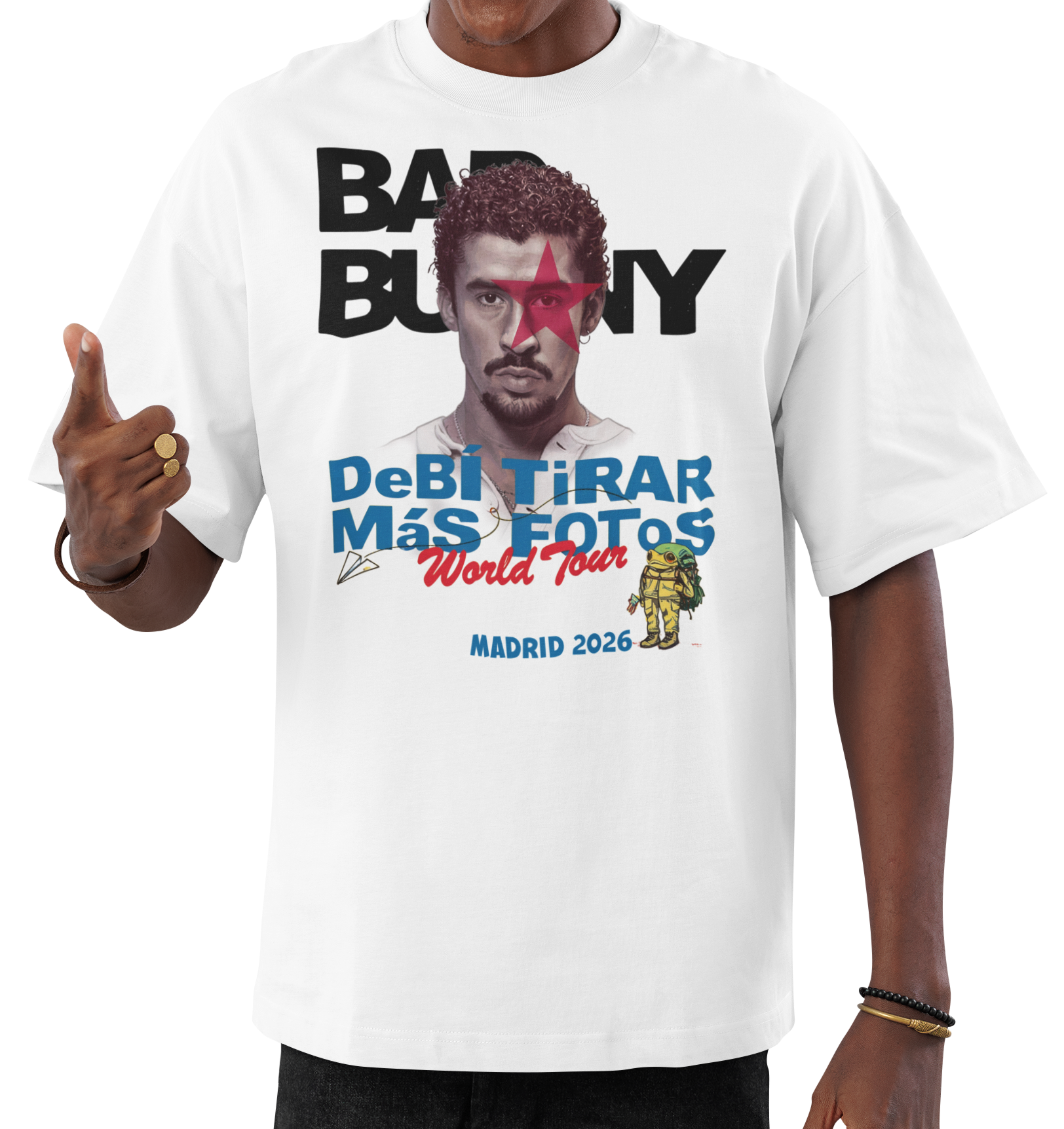 CAMISETA / BAD BUNNY DTMF TOUR 2026 STAR