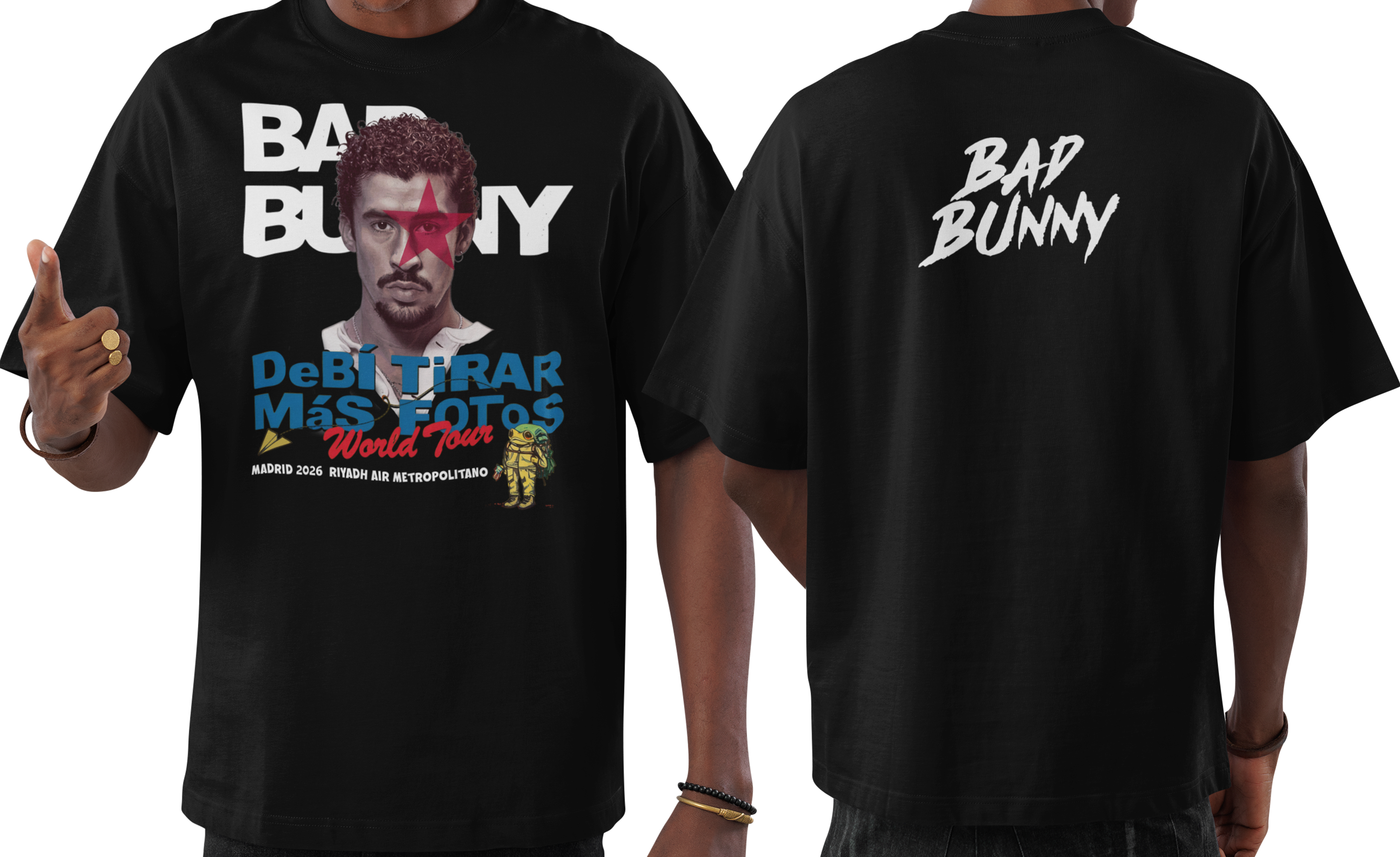 CAMISETA / BAD BUNNY DTMF TOUR 2026 STAR