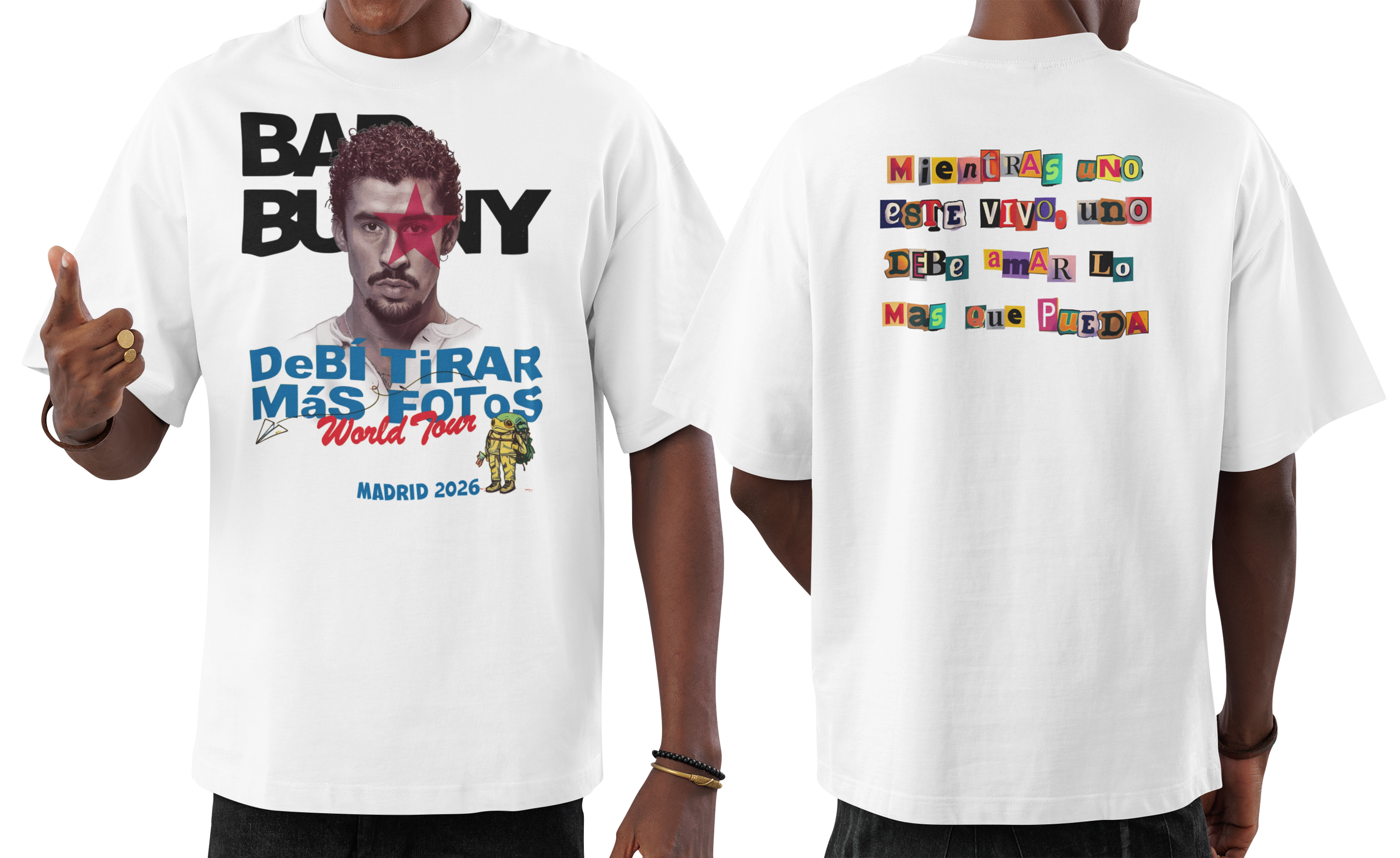 CAMISETA / BAD BUNNY DTMF TOUR 2026 STAR