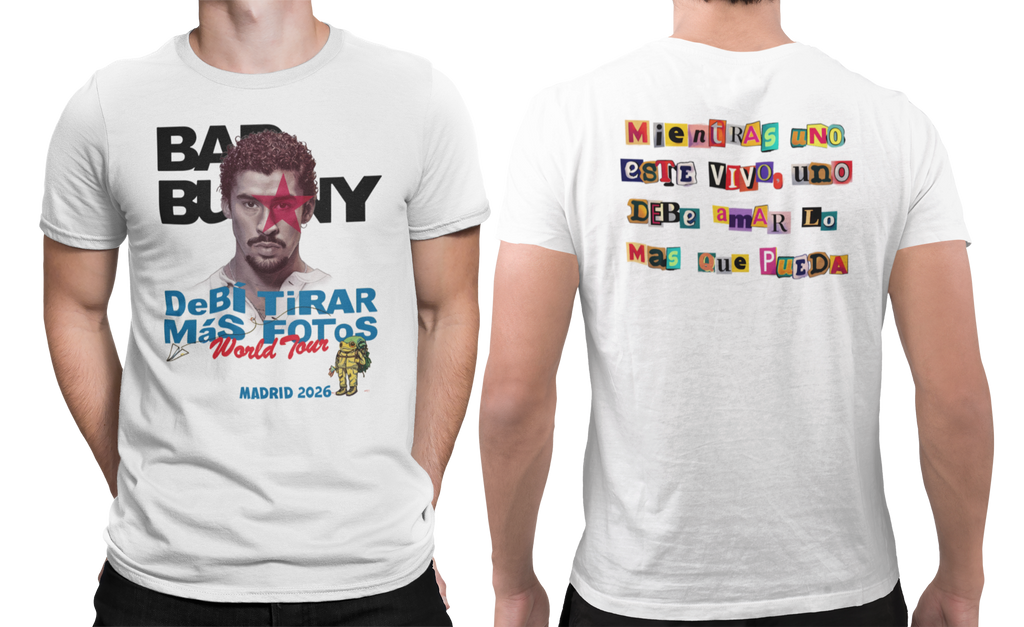 CAMISETA / BAD BUNNY DTMF TOUR 2026 STAR