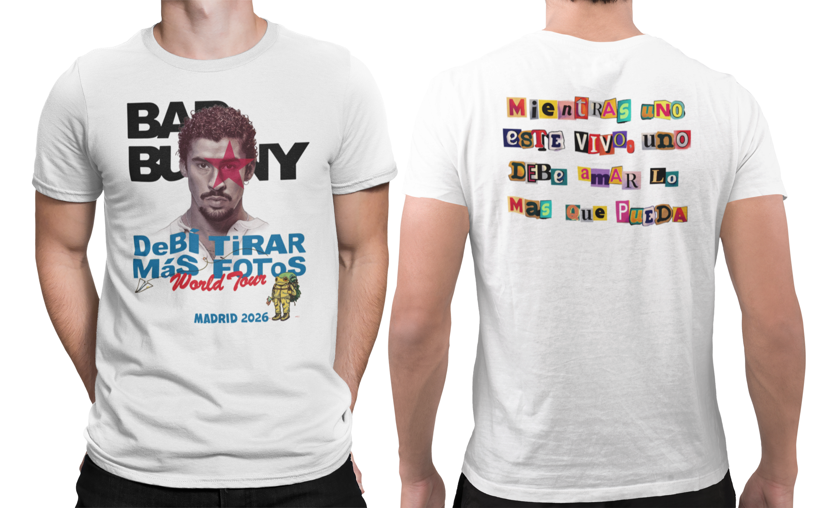 CAMISETA / BAD BUNNY DTMF TOUR 2026 STAR