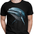 CAMISETA / SUDADERA NEGRA BALLENA AZUL