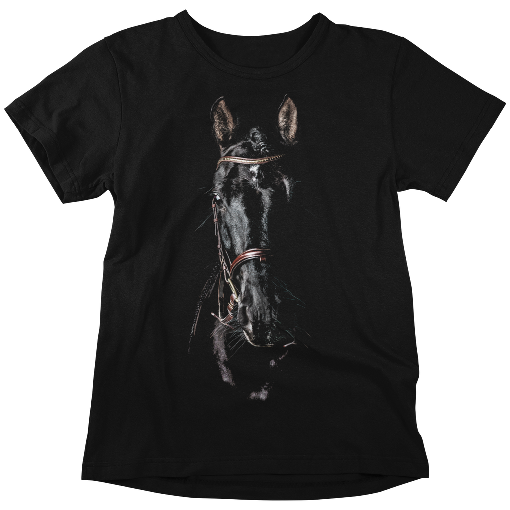 CAMISETA / SUDADERA NEGRA CABALLO NEGRO
