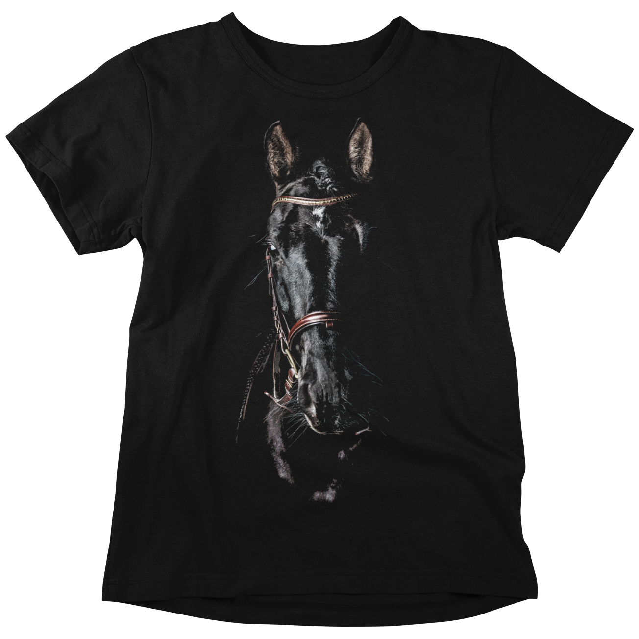 CAMISETA / SUDADERA NEGRA CABALLO NEGRO