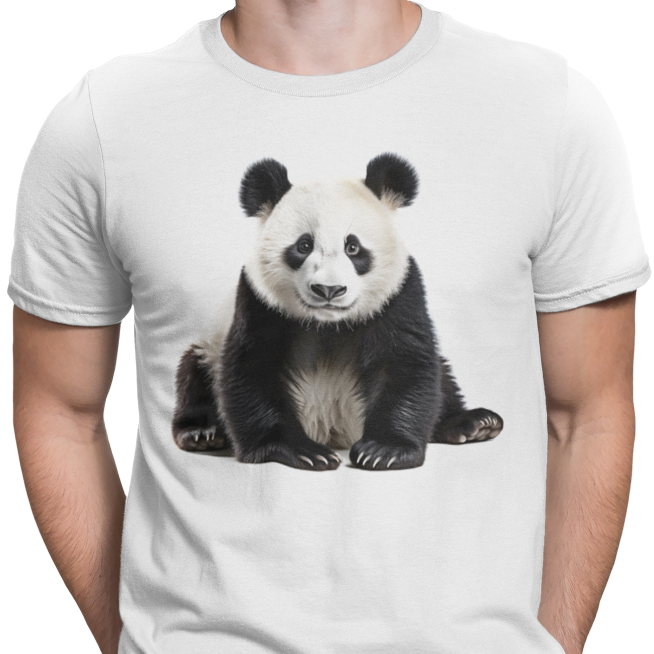 CAMISETA / SUDADERA BLANCA OSO PANDA