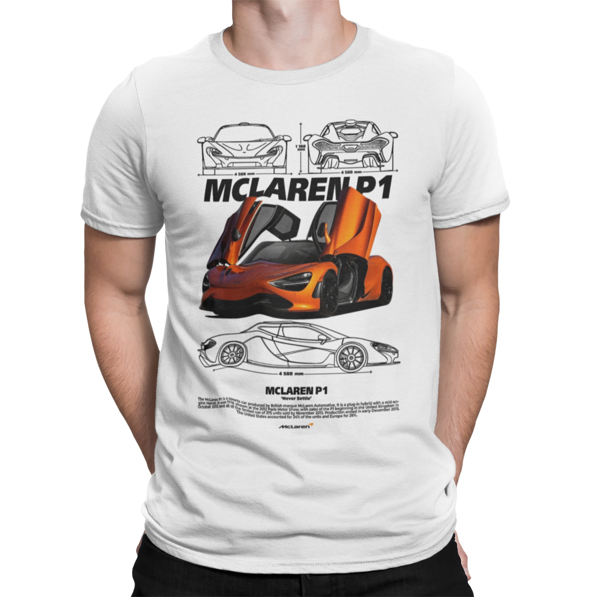 CAMISETA / SUDADERA COCHES CARS MCLAREN P1