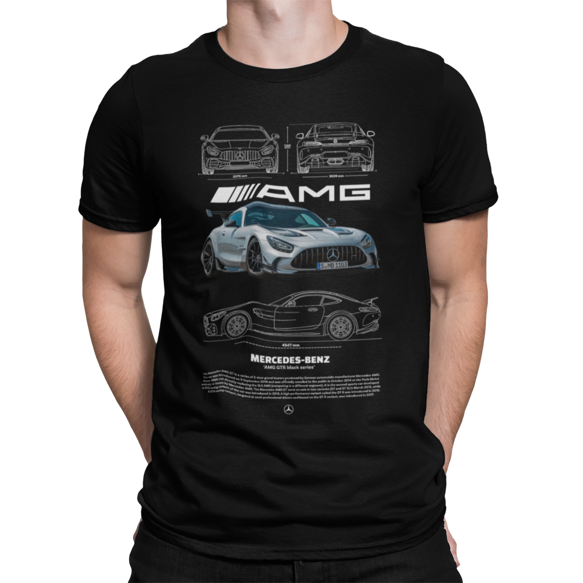 CAMISETA / SUDADERA COCHES CARS MERCEDES AMG