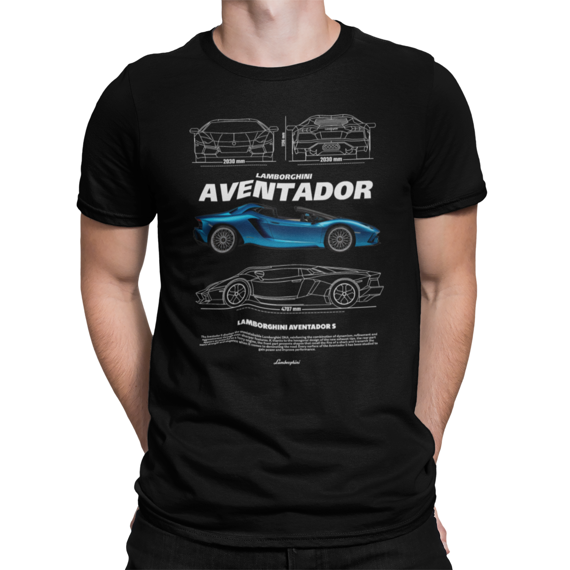 CAMISETA / SUDADERA COCHES CARS LAMBORGINI AVENTADOR