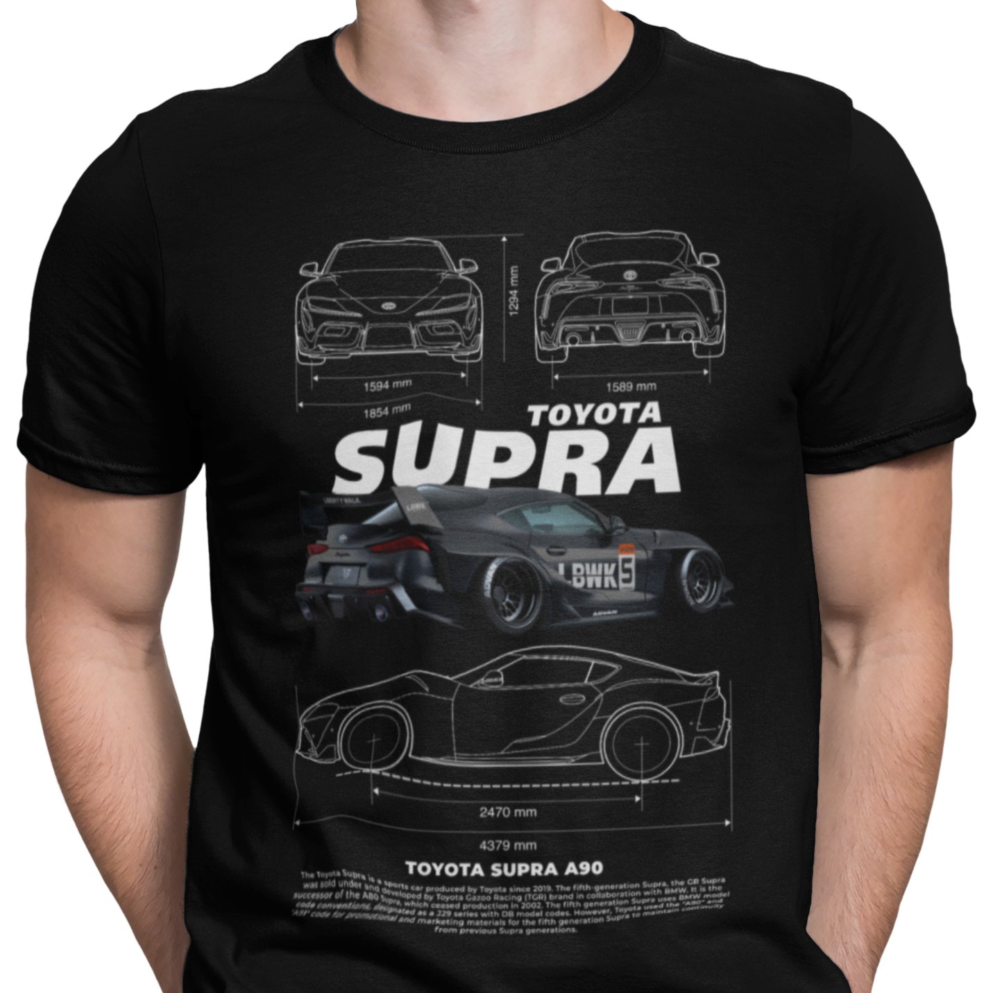 CAMISETA / SUDADERA COCHES CARS TOYATA SUPRA A90