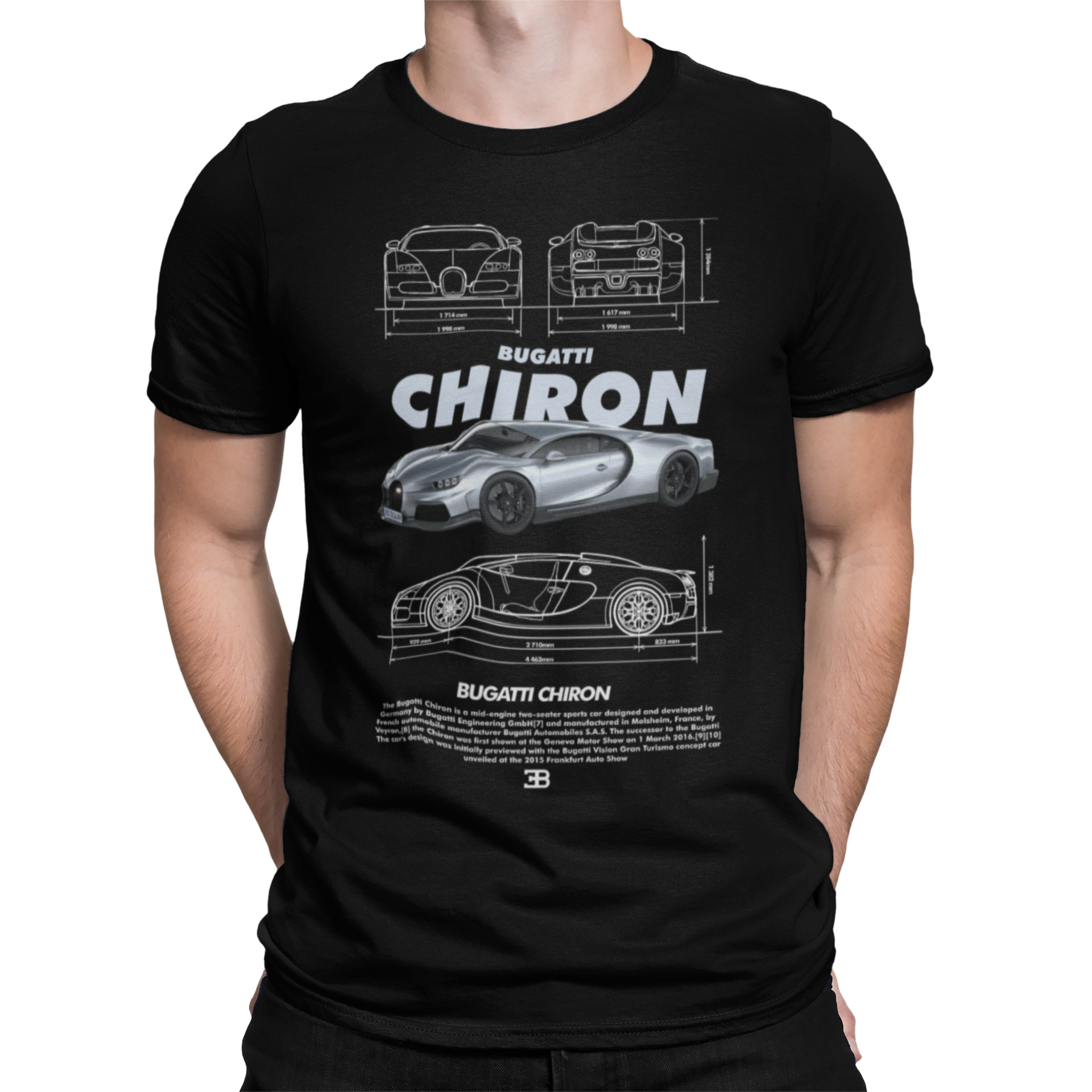 CAMISETA / SUDADERA COCHES BUGATTI CHIRON