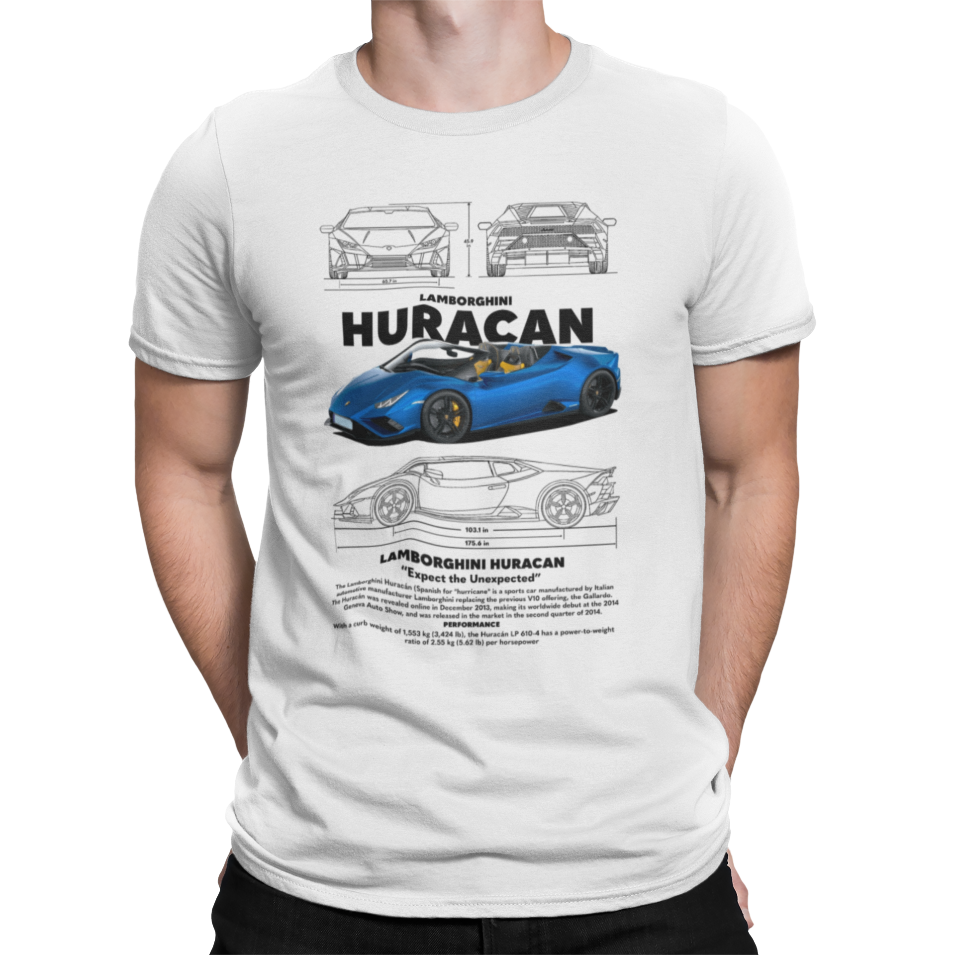CAMISETA / SUDADERA COCHES LAMBORGHINI HURACAN