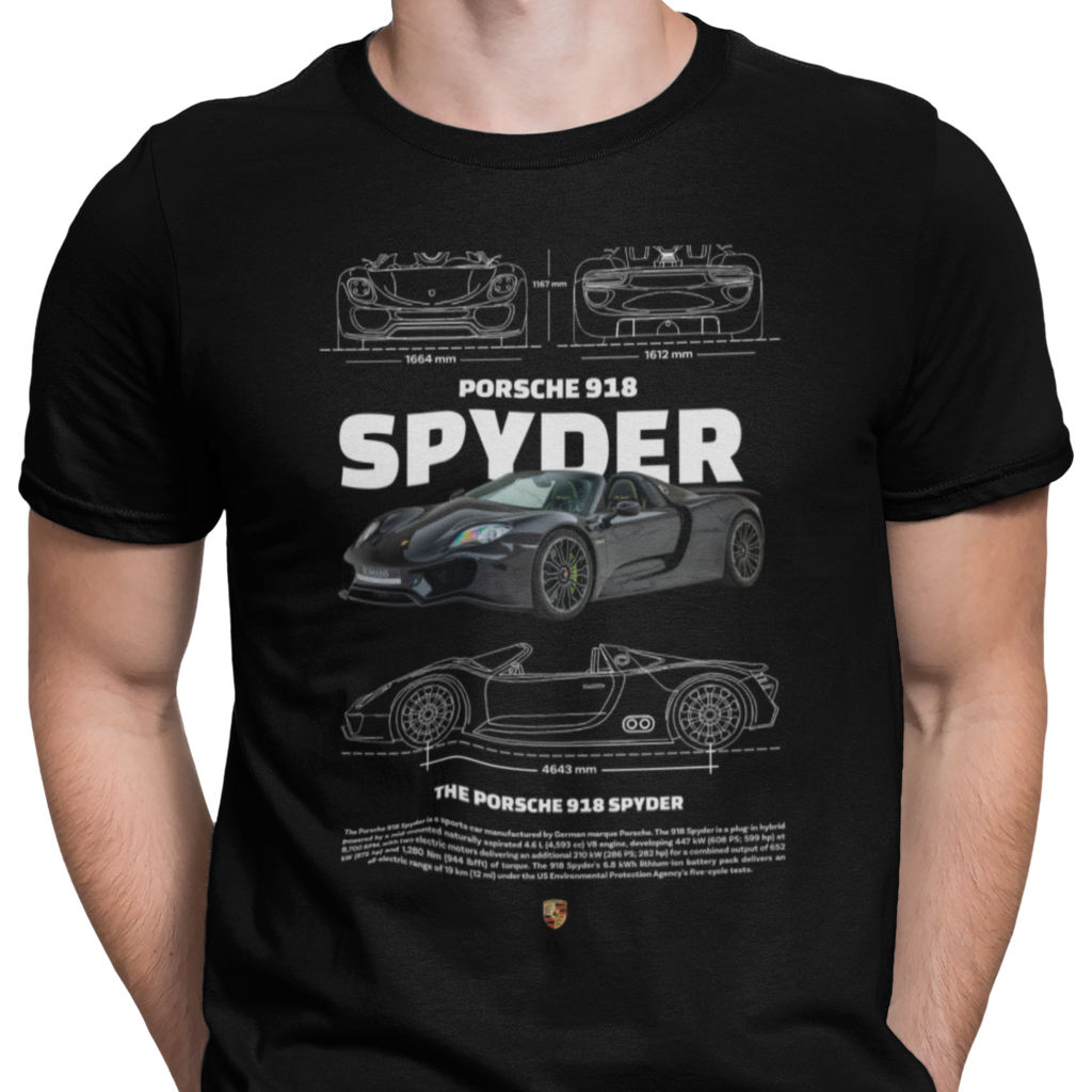 CAMISETA / SUDADERA COCHES CARS PORCHE SPYDER 918