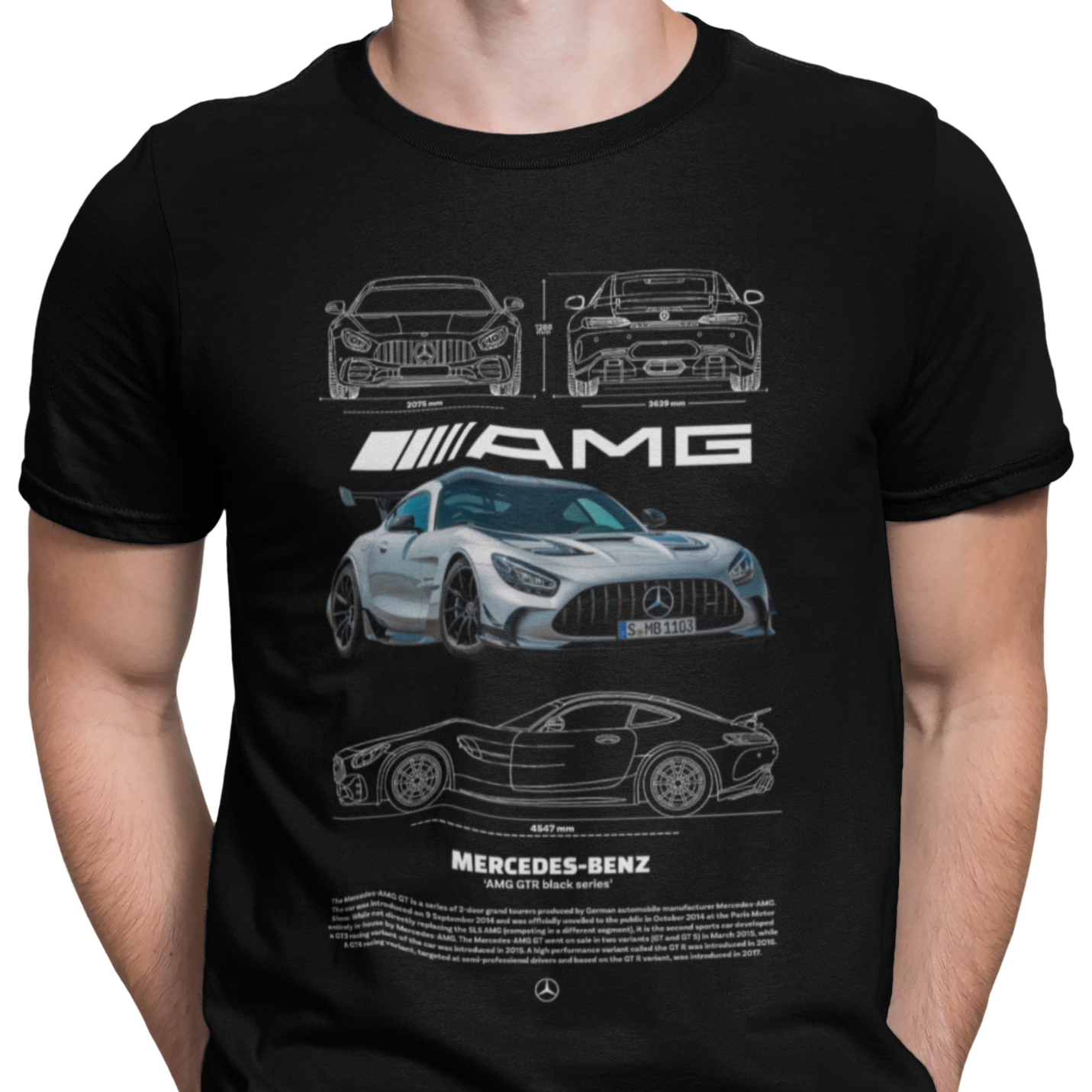 CAMISETA / SUDADERA COCHES CARS MERCEDES AMG
