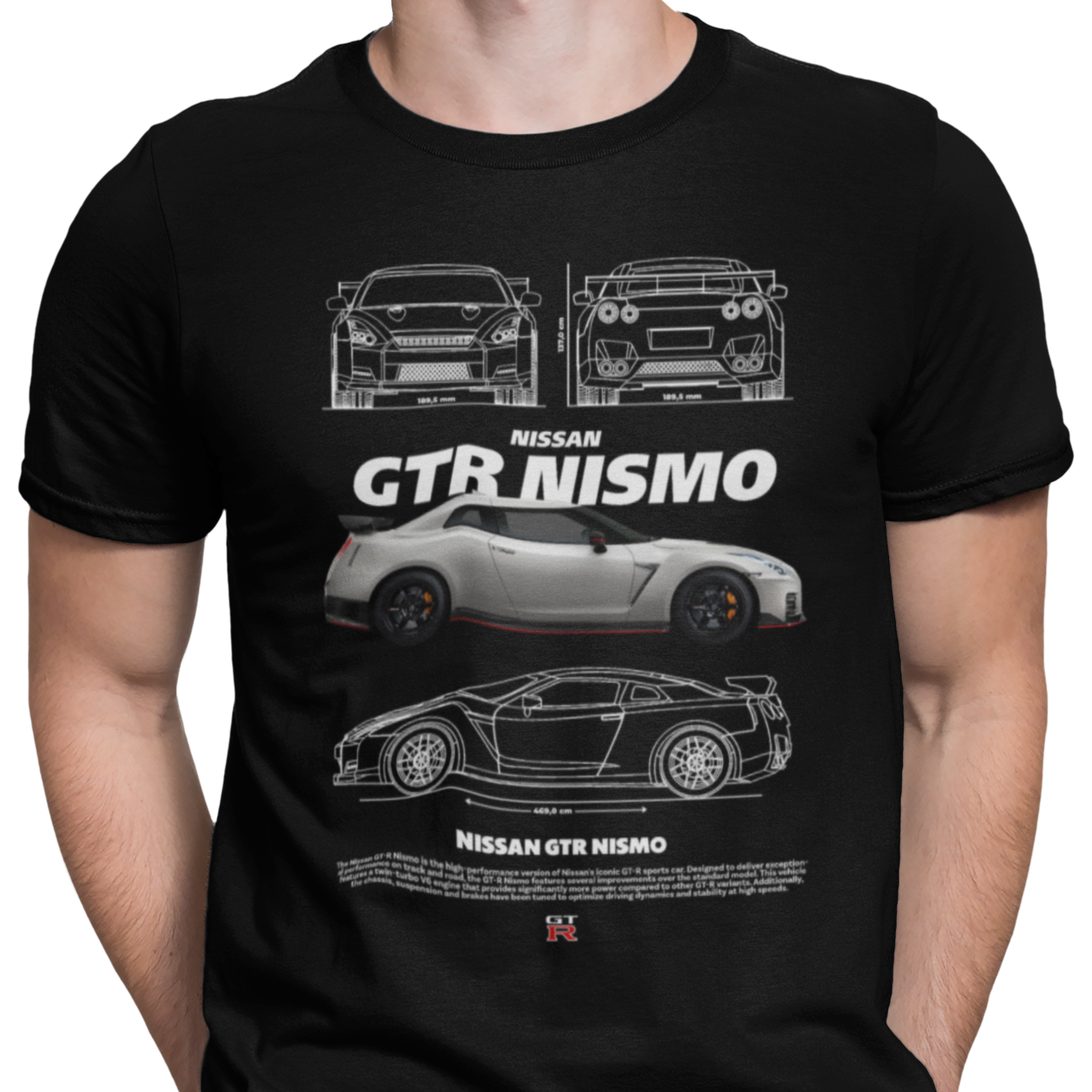 CAMISETA / SUDADERA COCHES NISSAN GTR NISMO