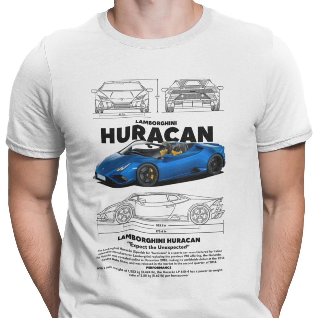 CAMISETA / SUDADERA COCHES LAMBORGHINI HURACAN