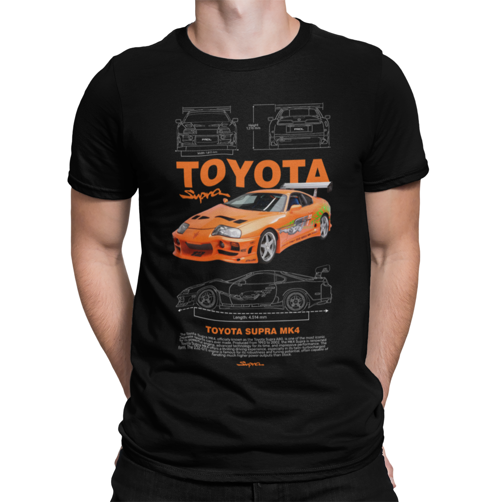 CAMISETA / SUDADERA COCHES CARS TOYATA SUPRA MK4