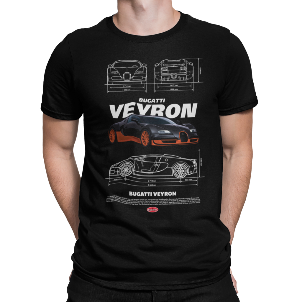 CAMISETA / SUDADERA COCHES CARS BUGATTI VEYRON