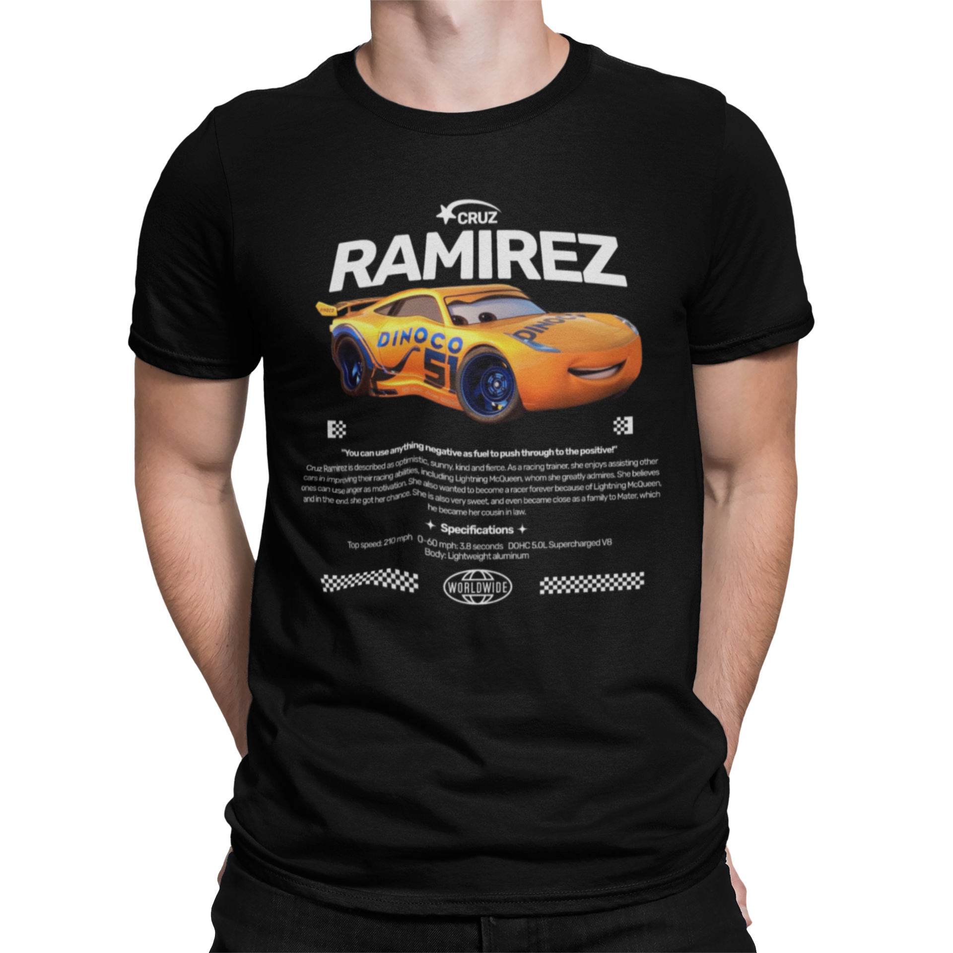 CAMISETA / SUDADERA COCHES CARS CRUZ RAMIREZ