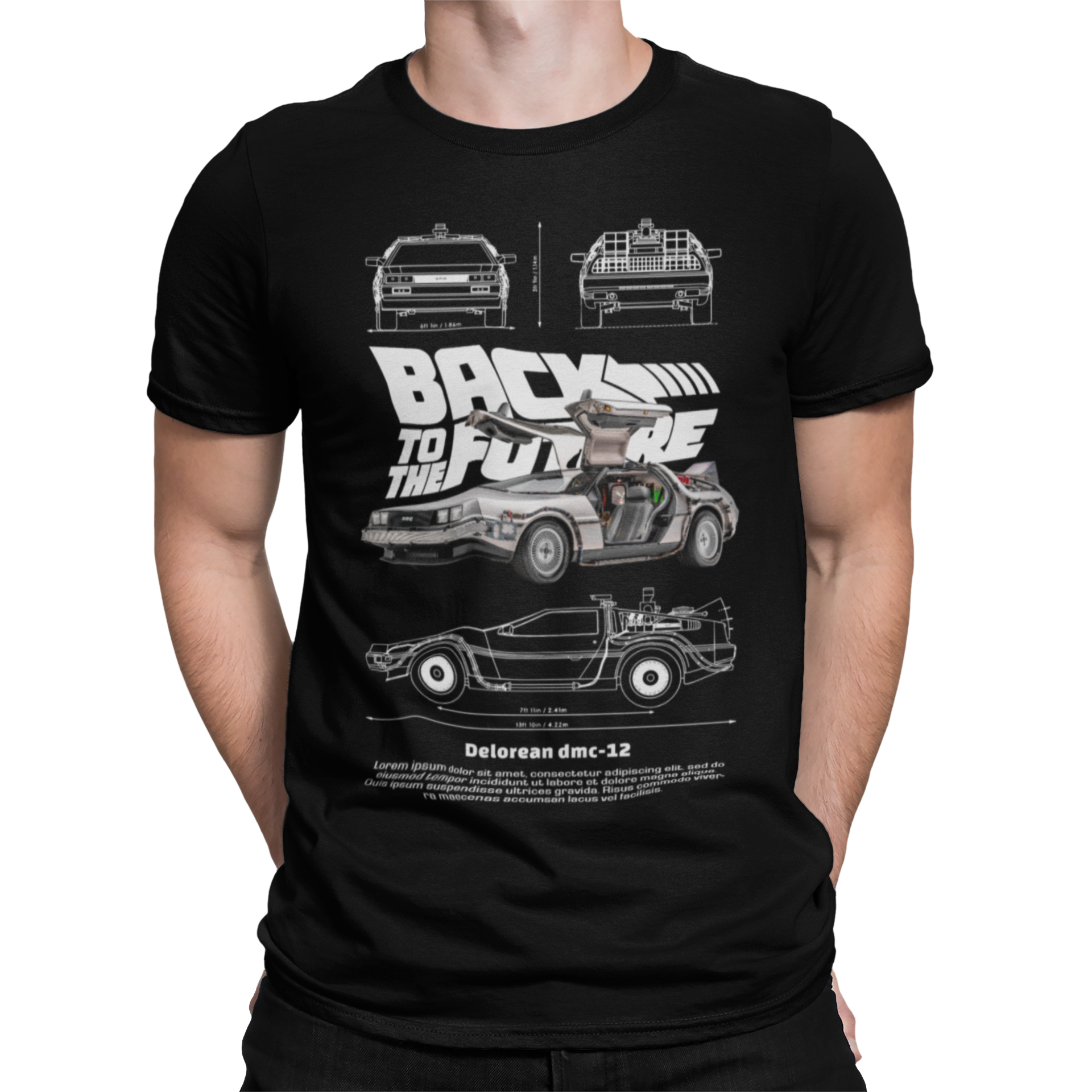 CAMISETA / SUDADERA COCHES CARS BACK TO THE FUTURE