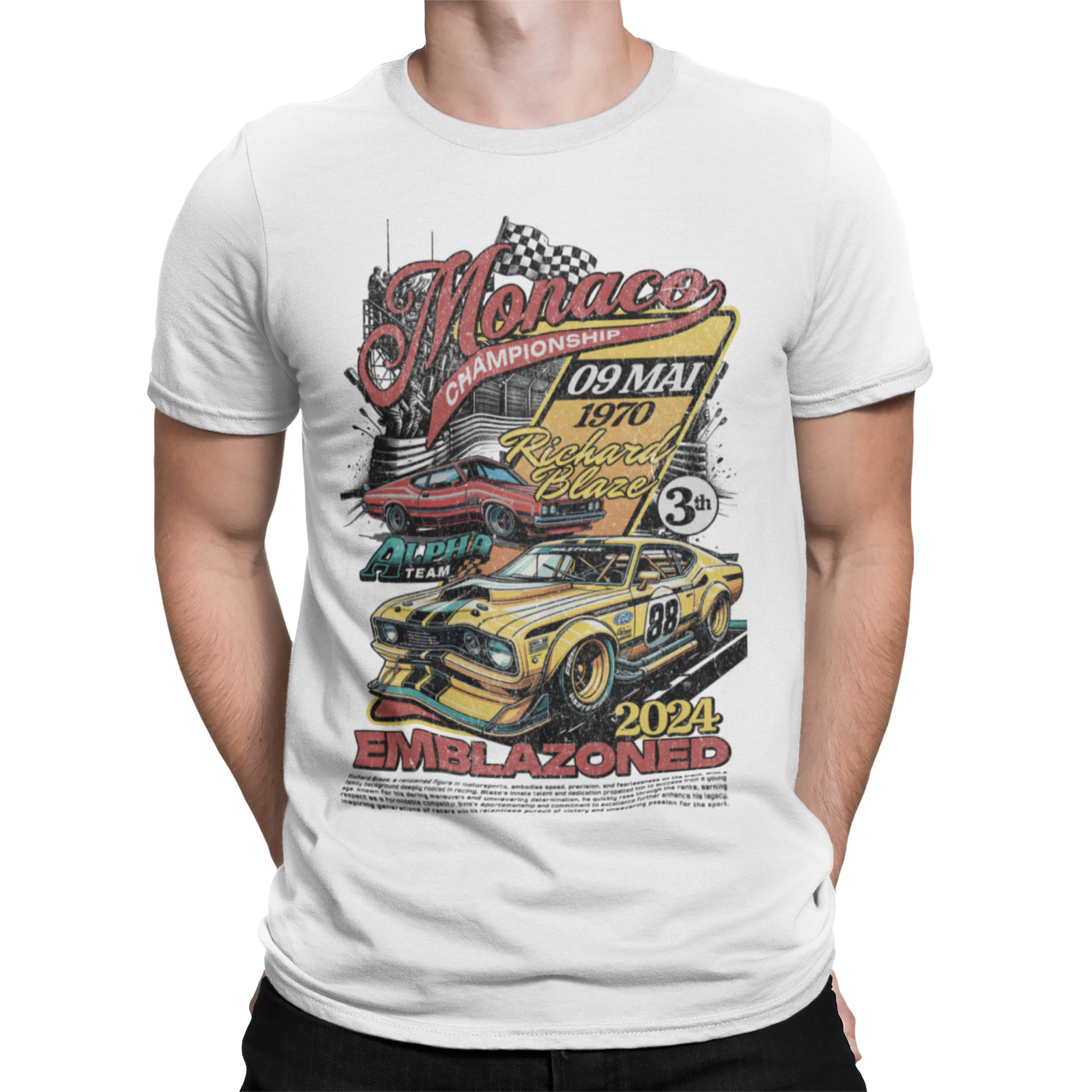 CAMISETA / SUDADERA COCHES CARS MONACO