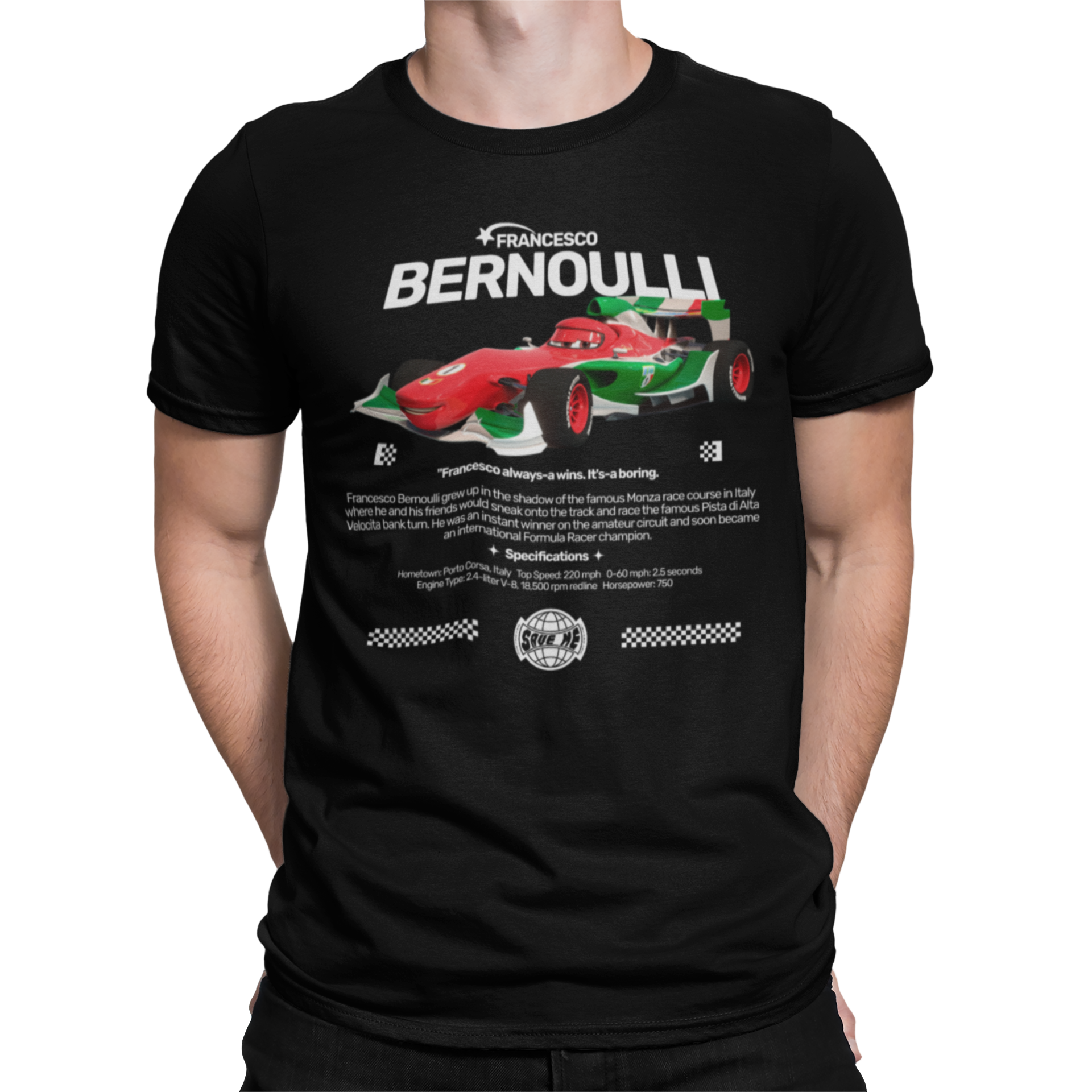 CAMISETA / SUDADERA COCHES CARS FRACESCO BERNOULLI