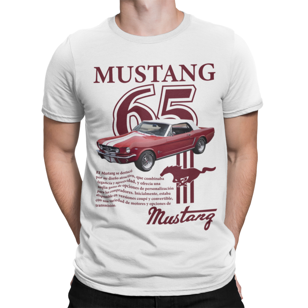 CAMISETA / SUDADERA COCHES CARS CLASICOS FORD MUSTANG 65