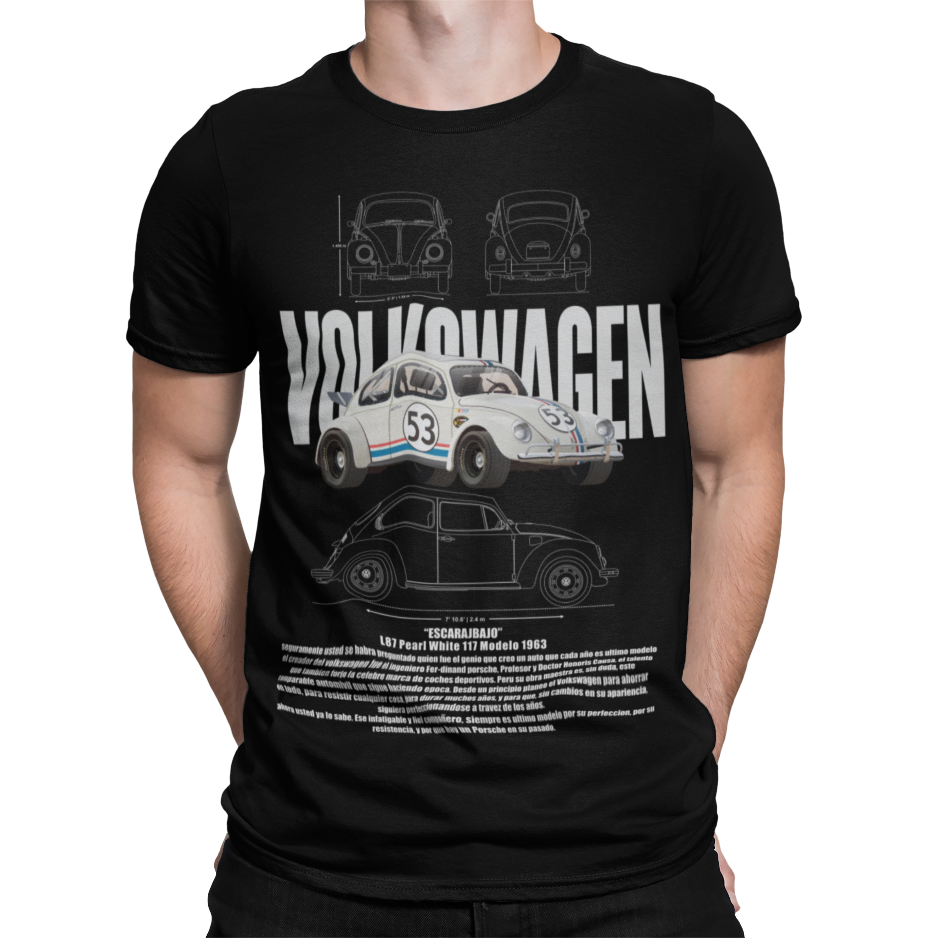 CAMISETA / SUDADERA COCHES CARS CLASICOS VOLKSWAGEN ESCARABAJO