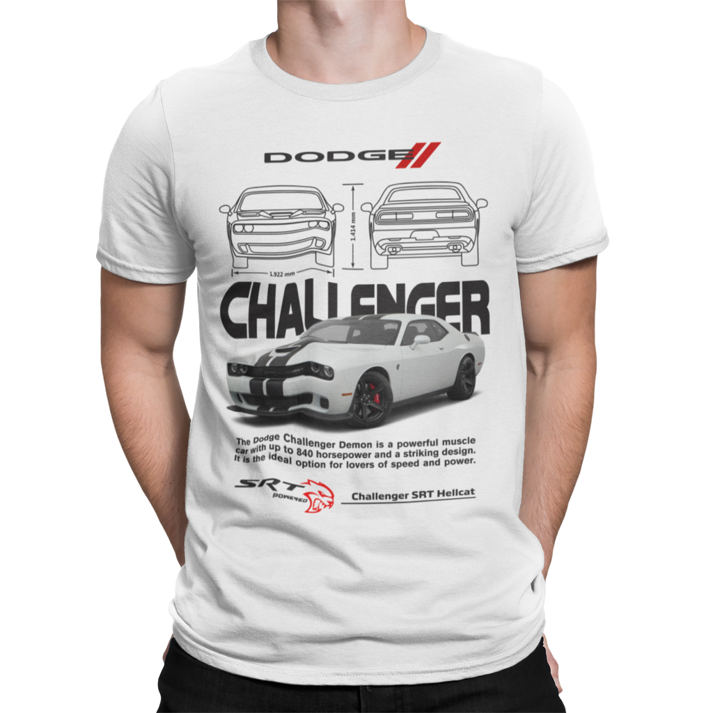 CAMISETA / SUDADERA COCHES CARS CLASICOS DODGE CHALLENGER 2