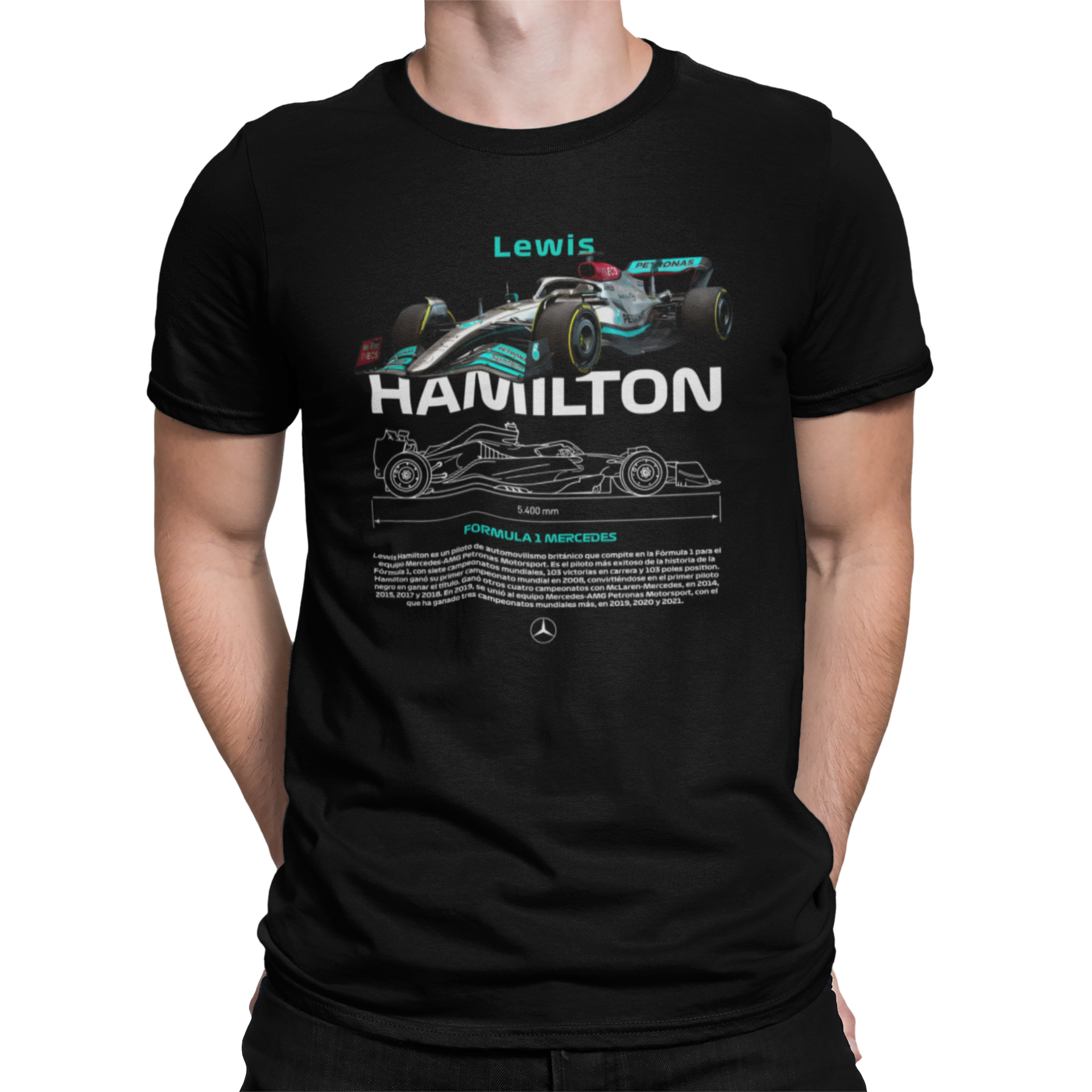 CAMISETA / SUDADERA COCHES FORMULA 1 LEWIS HAMILTON