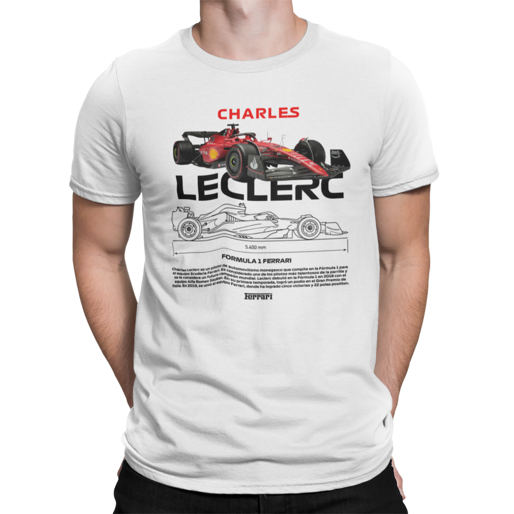 CAMISETA / SUDADERA COCHES FORMULA 1 CHARLES LECLERC