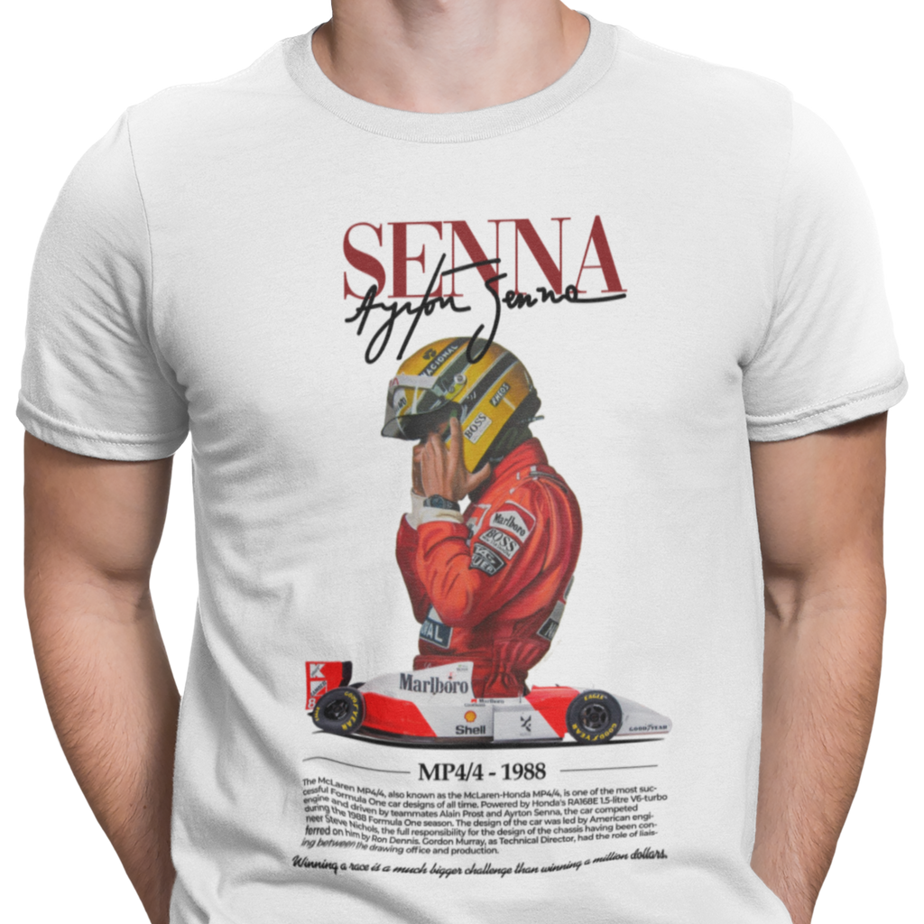 CAMISETA / SUDADERA COCHES FORMULA 1 SENNA