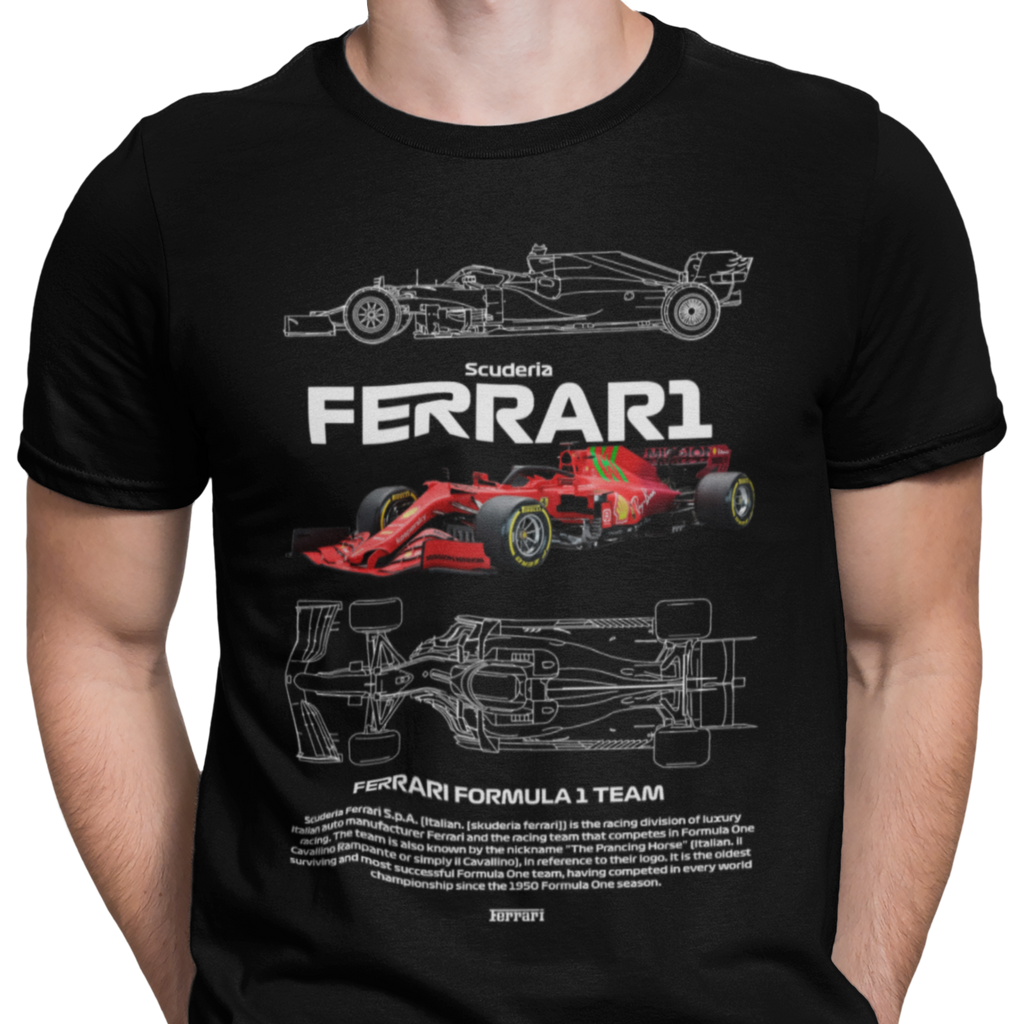 CAMISETA / SUDADERA COCHES FORMULA 1 FERRARI