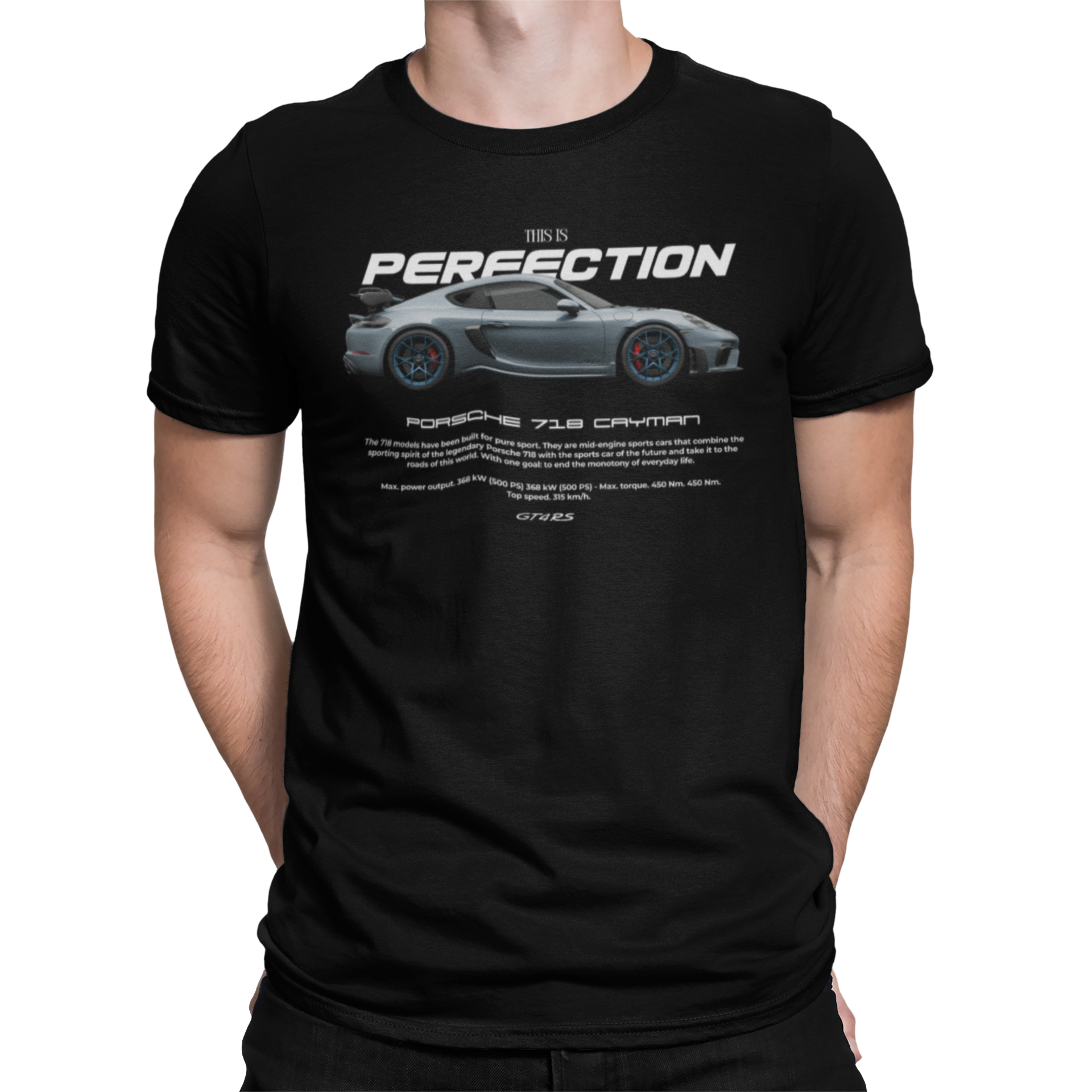 CAMISETA / SUDADERA COCHES PORSCHE 718 CAYMAN