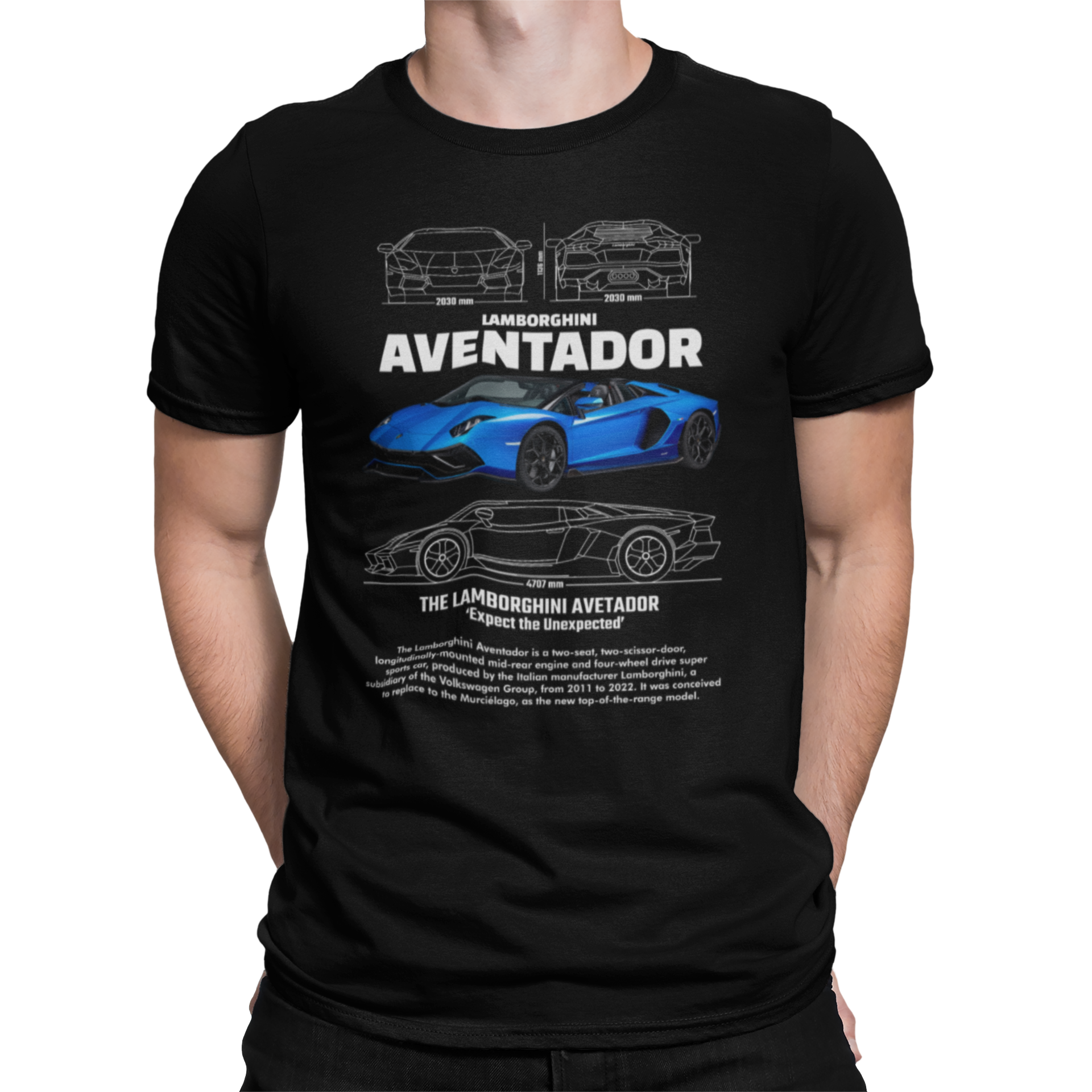 CAMISETA / SUDADERA COCHES LAMBROGHINI AVENTADOR