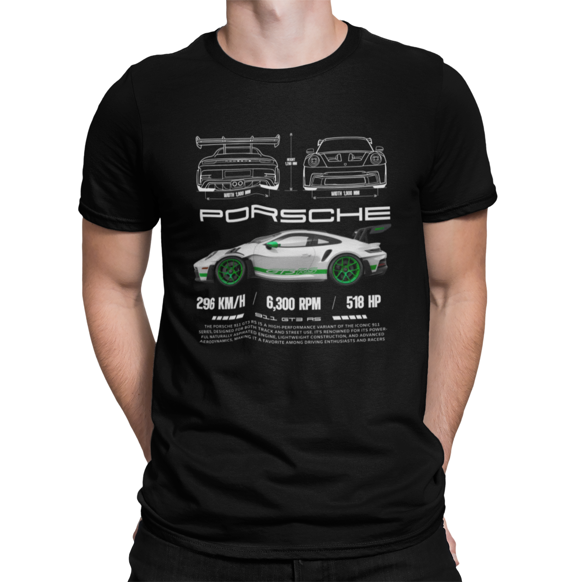 CAMISETA / SUDADERA COCHES PORSCHE 911 GT3 RS