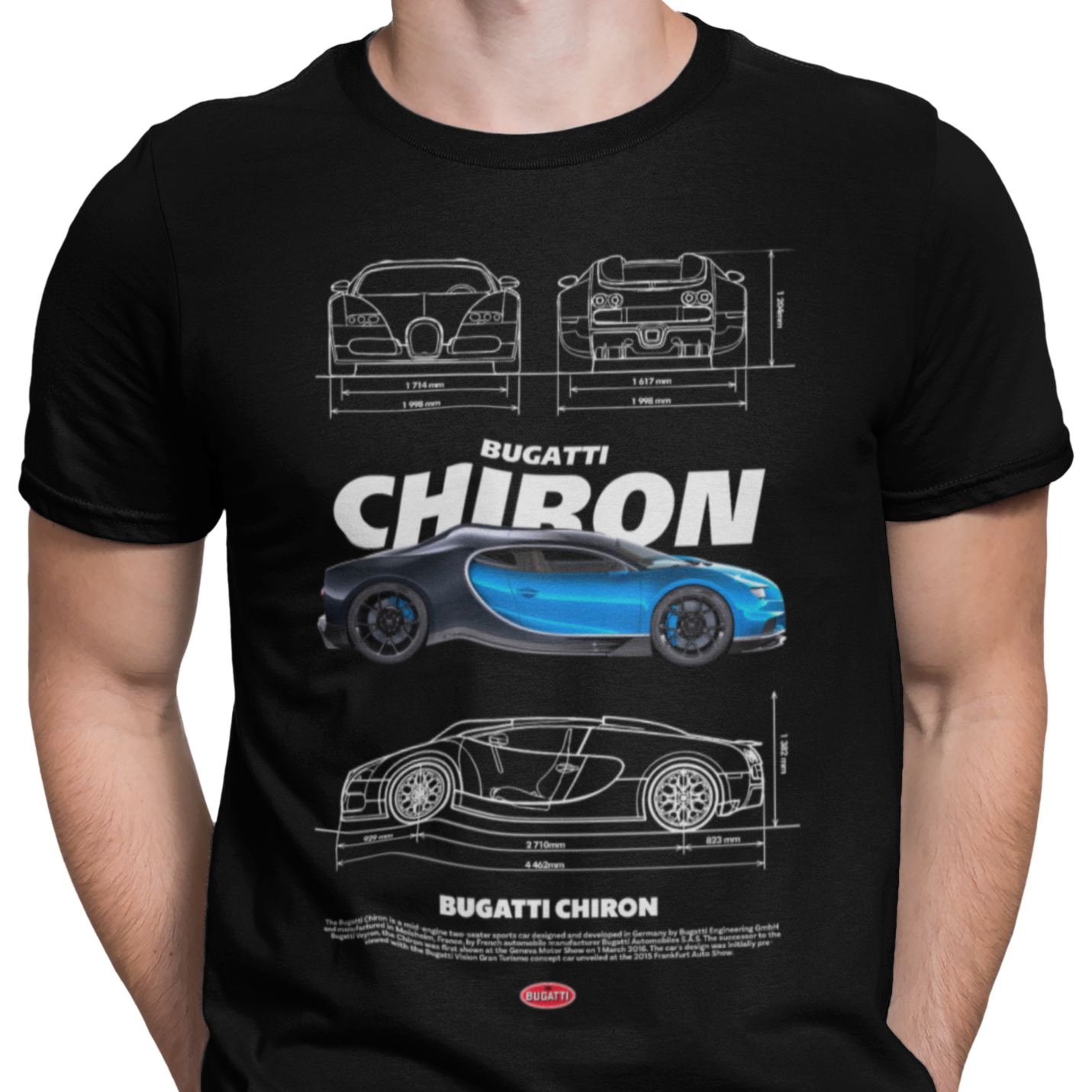 CAMISETA / SUDADERA COCHES BUGATTI CHIRON