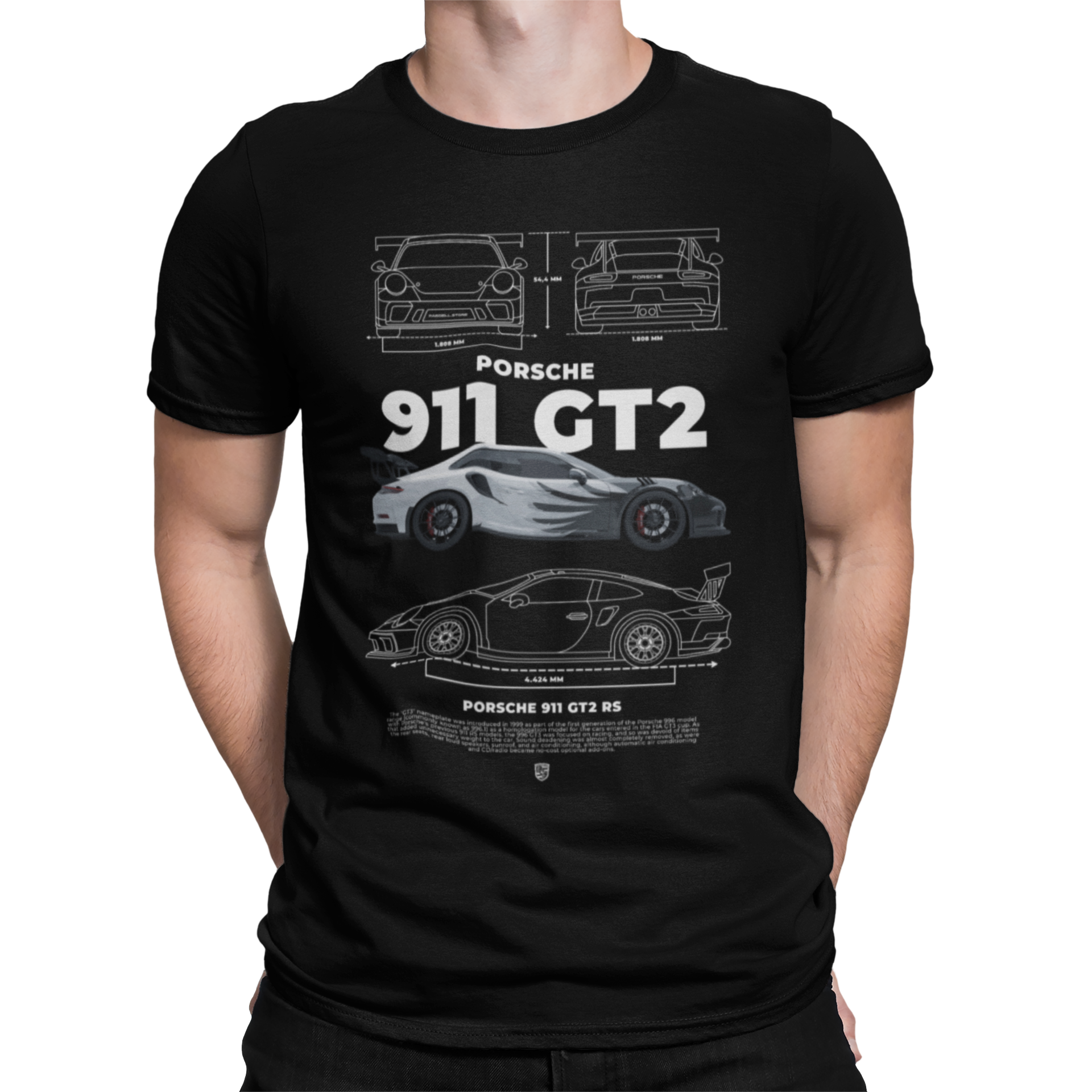 CAMISETA / SUDADERA COCHES PORSCHE 911 GT2
