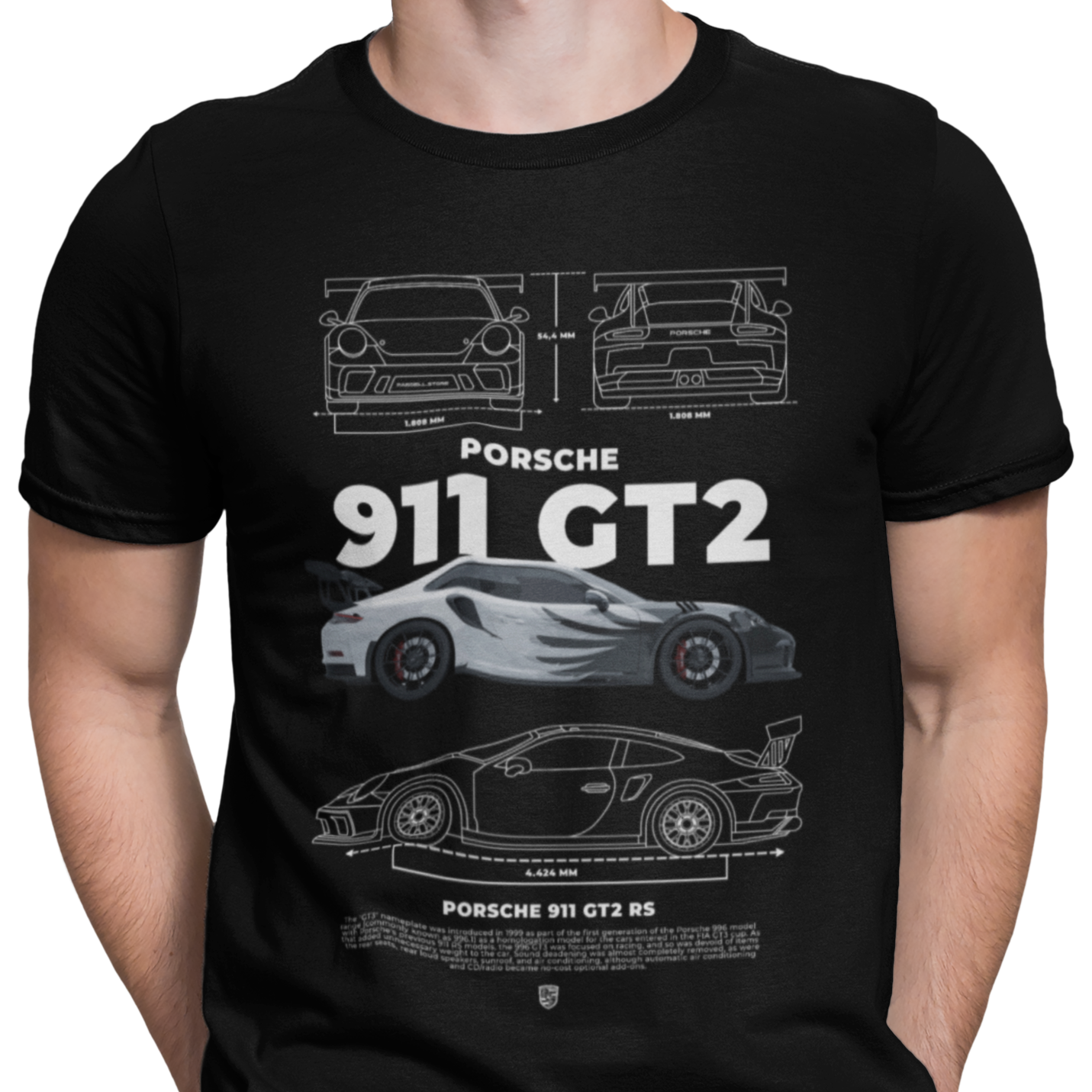 CAMISETA / SUDADERA COCHES PORSCHE 911 GT2