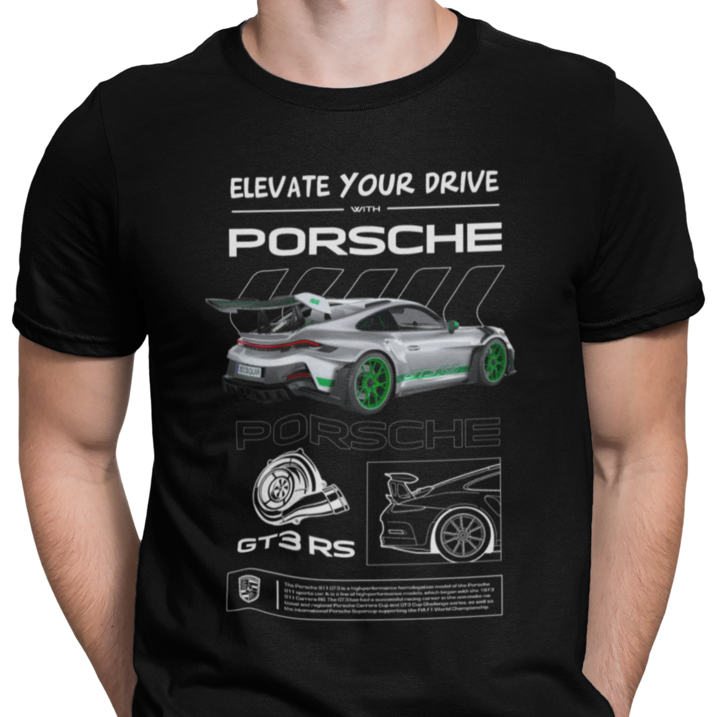 CAMISETA / SUDADERA COCHES PORSCHE GT3 RS