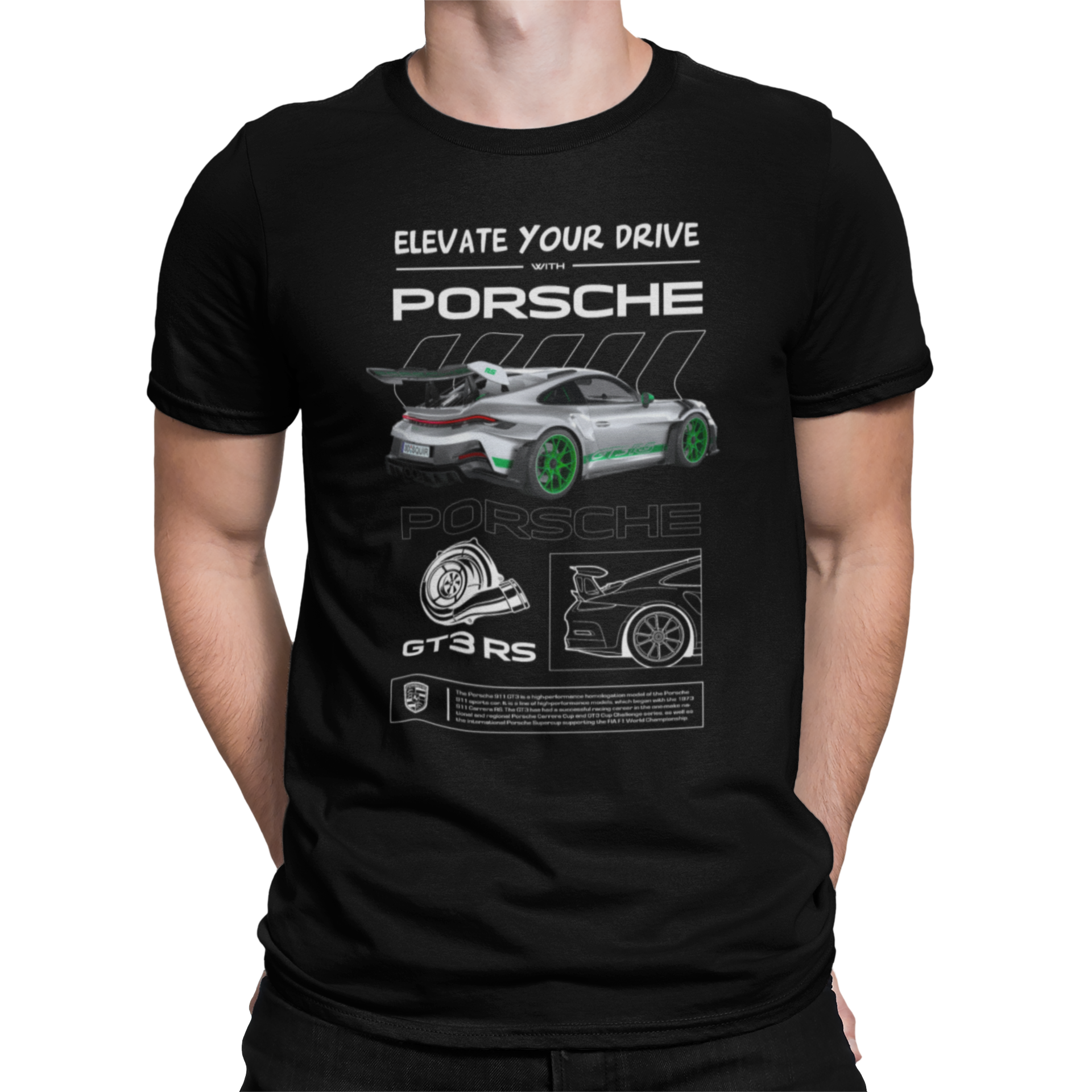 CAMISETA / SUDADERA COCHES PORSCHE GT3 RS