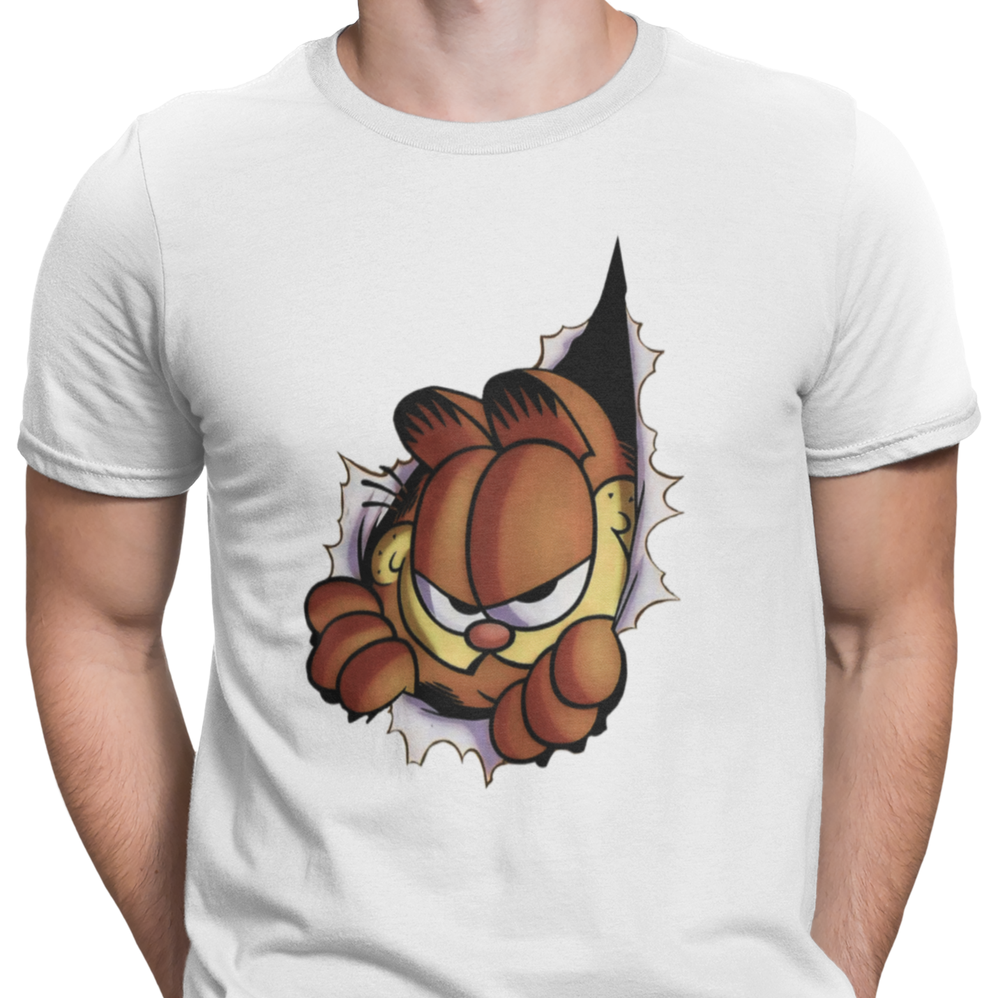 CAMISETA / SUDADERA GARFIEL COLGADO