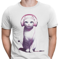 CAMISETA GATITA AURICULARES